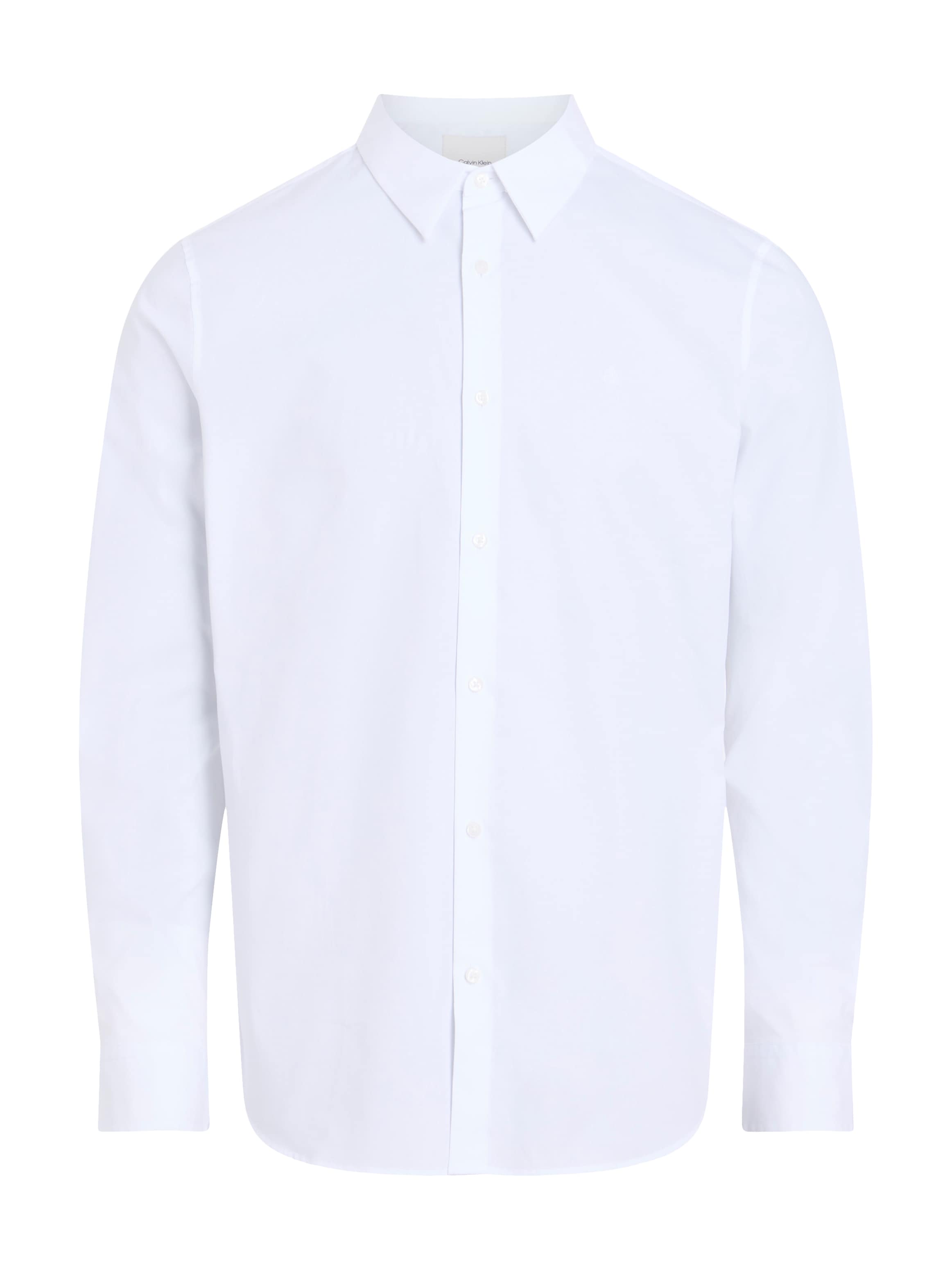 Calvin Klein Langarmhemd »LS SOLID STRETCH SLIM SHIRT«, in Unifarbe