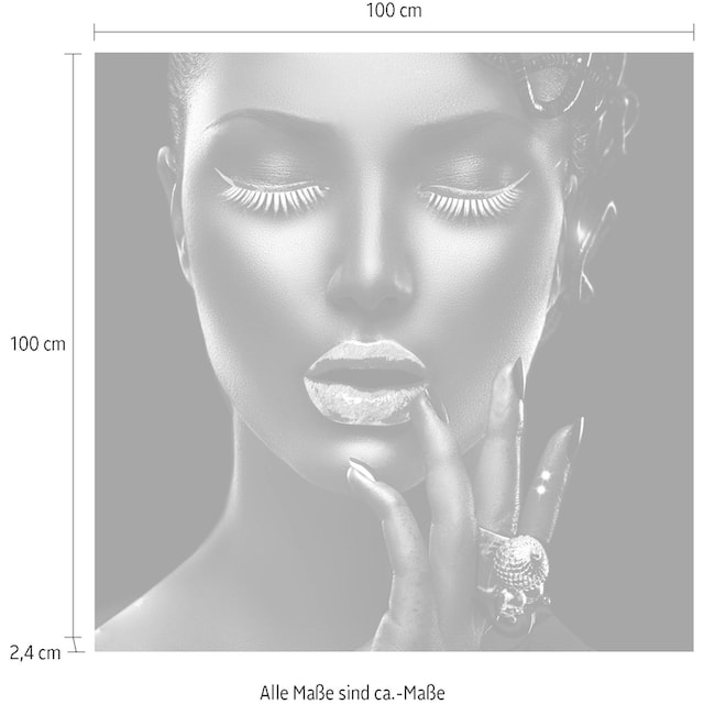 Leonique Acrylglasbild »Gesicht« maintenant