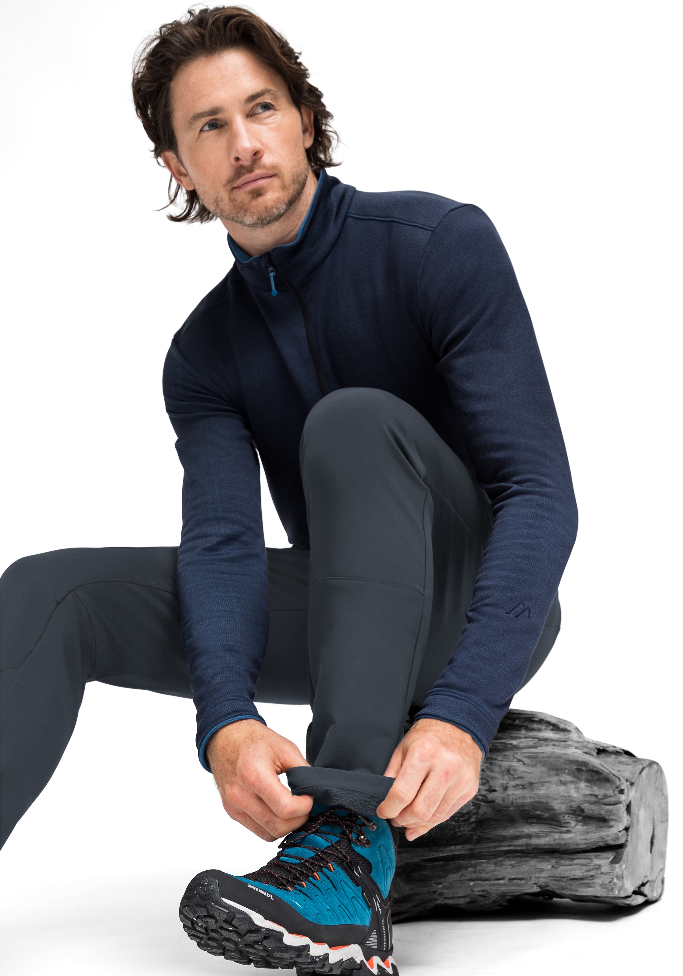 Maier Sports Funktionshose »Foidit M«, Warme, elastische Outdoorhose im modernen cleanen Look