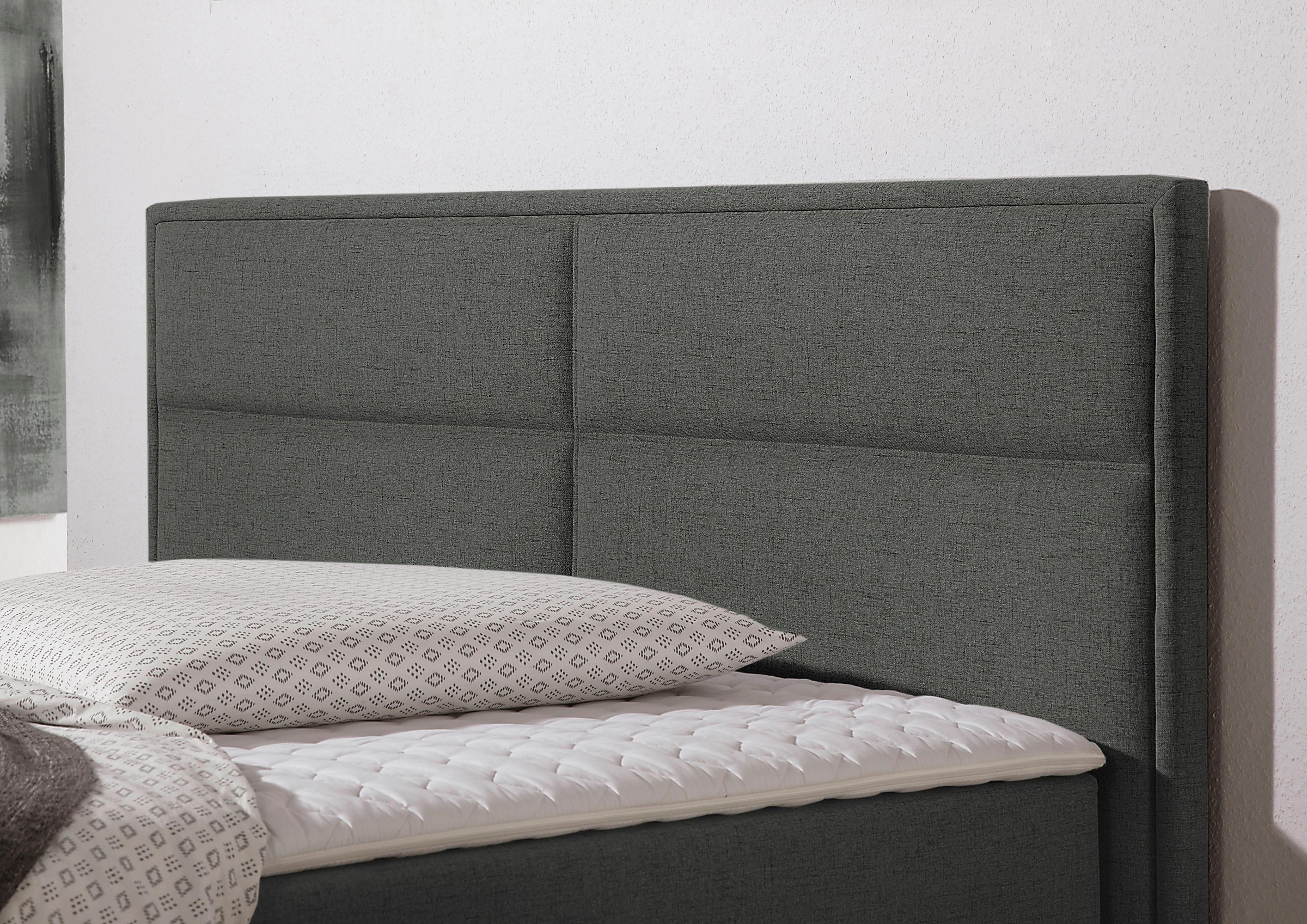 Home affaire Boxspringbett »Caria« in 5 Breiten, 3 Matratzen-Ausführungen, 2 Härtegraden, Topper