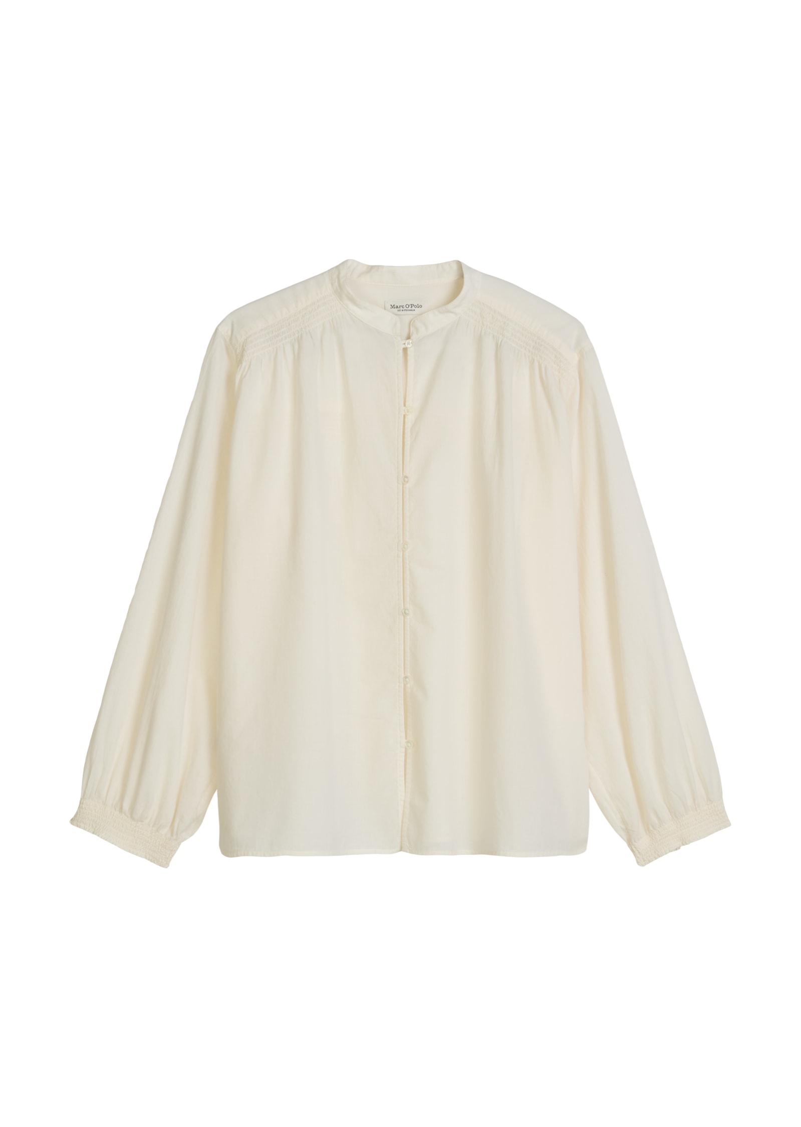 Marc O'Polo Blouse à manches longues décontracté en voile de coton doux
