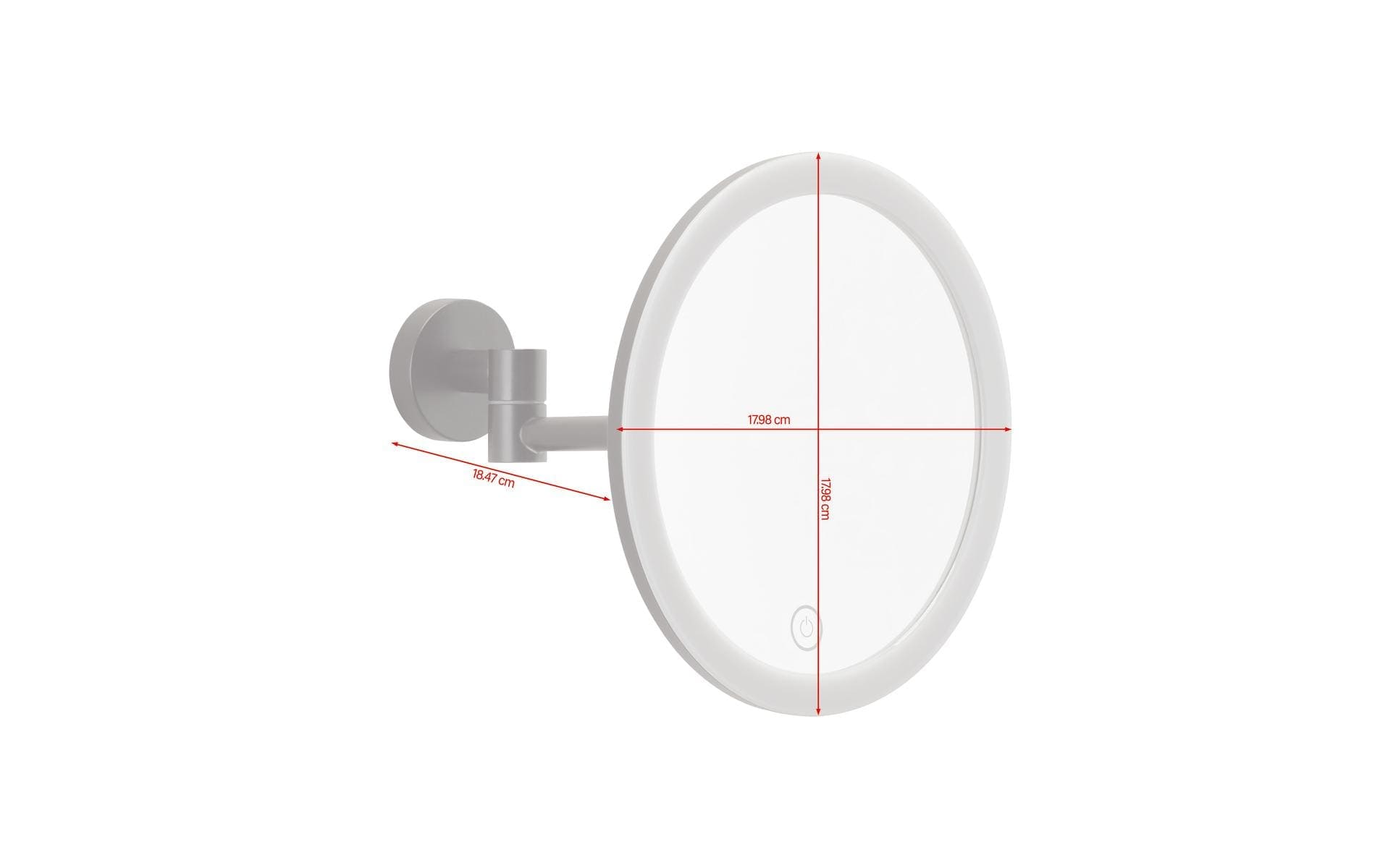 tesa Kosmetikspiegel »Visioon LED«