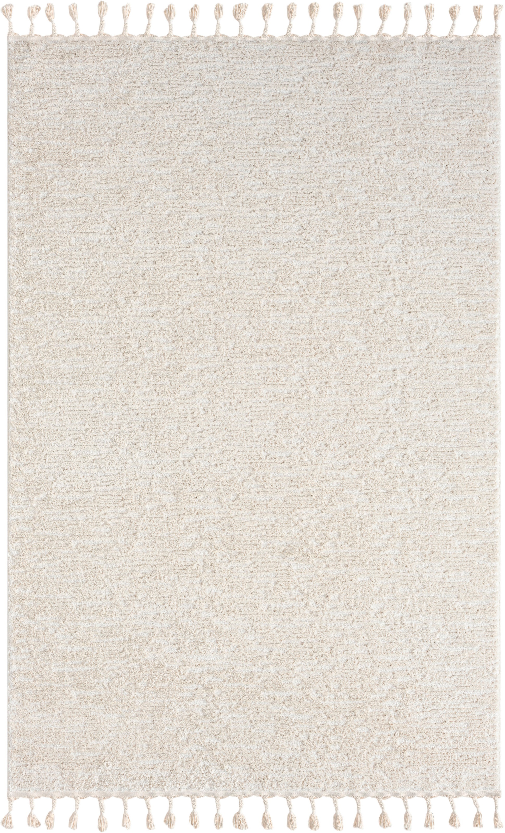 Myflair Möbel & Accessoires Hochflor-Teppich »Moroccan Pureness«, rechteckig, 24 mm Höhe, moderner Teppich, Uni Farben, flauschig weich durch Hochflor