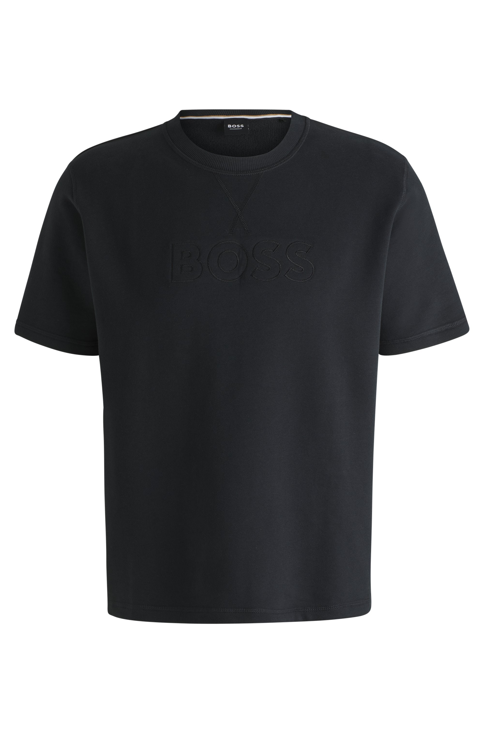 BOSS T-Shirt »David«, mit grosser Logostickerei