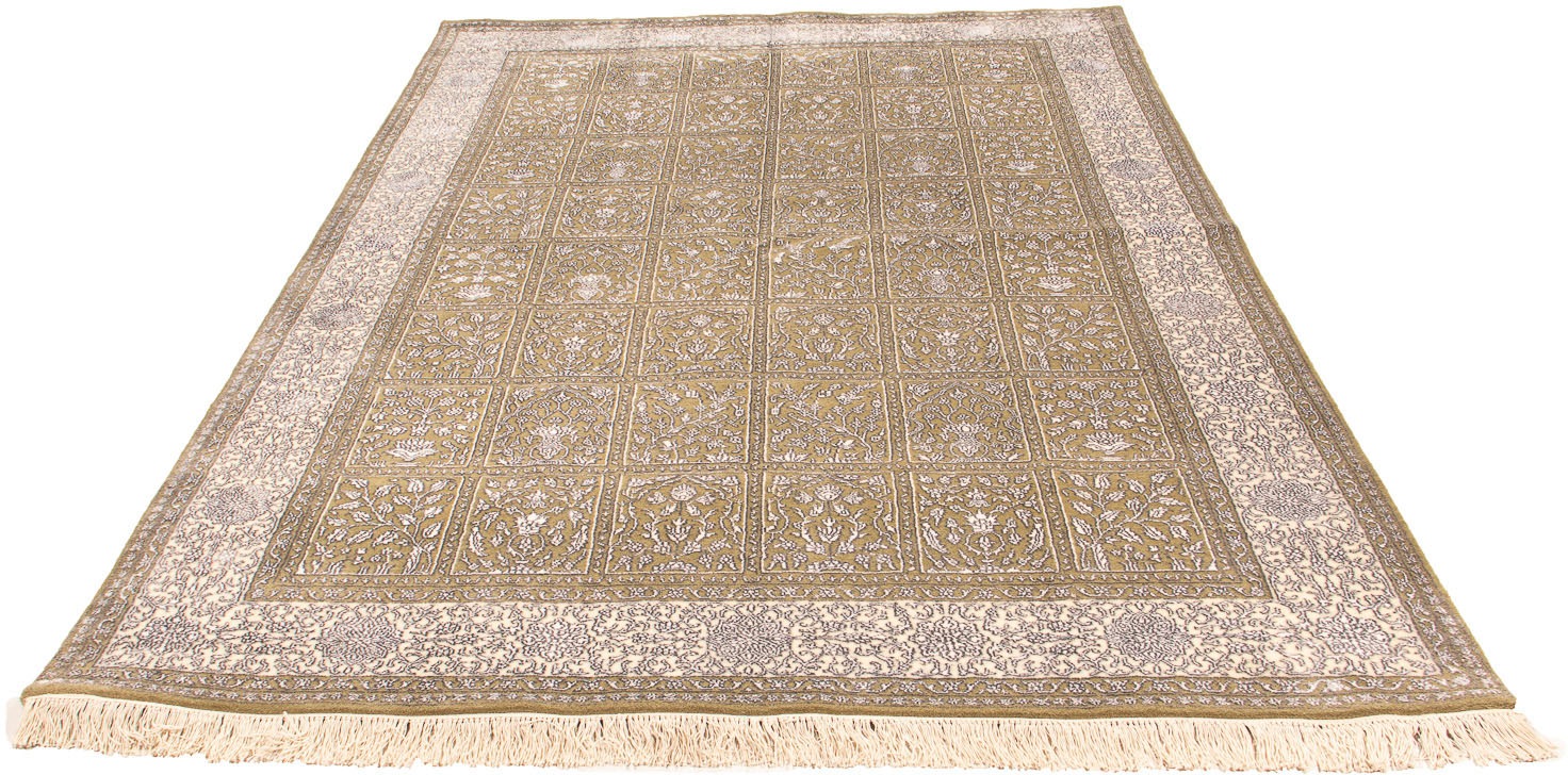 Image of morgenland Designteppich »Designer - 252 x 168 cm - hellbraun«, rechteckig, 8 mm Höhe, Wohnzimmer, Handgeknüpft, Einzelstück mit Zertifikat bei Ackermann Versand Schweiz