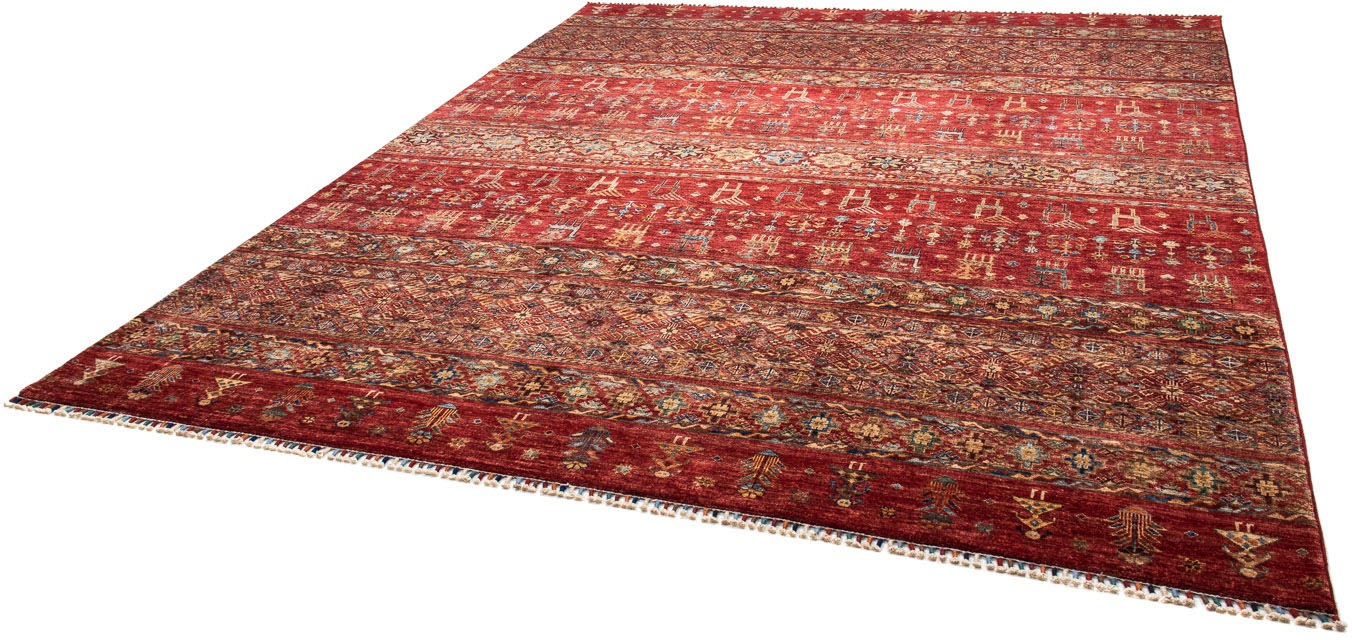 Image of morgenland Orientteppich »Ziegler - 303 x 245 cm - dunkelrot«, rechteckig, 6 mm Höhe, Wohnzimmer, Handgeknüpft, Einzelstück mit Zertifikat bei Ackermann Versand Schweiz