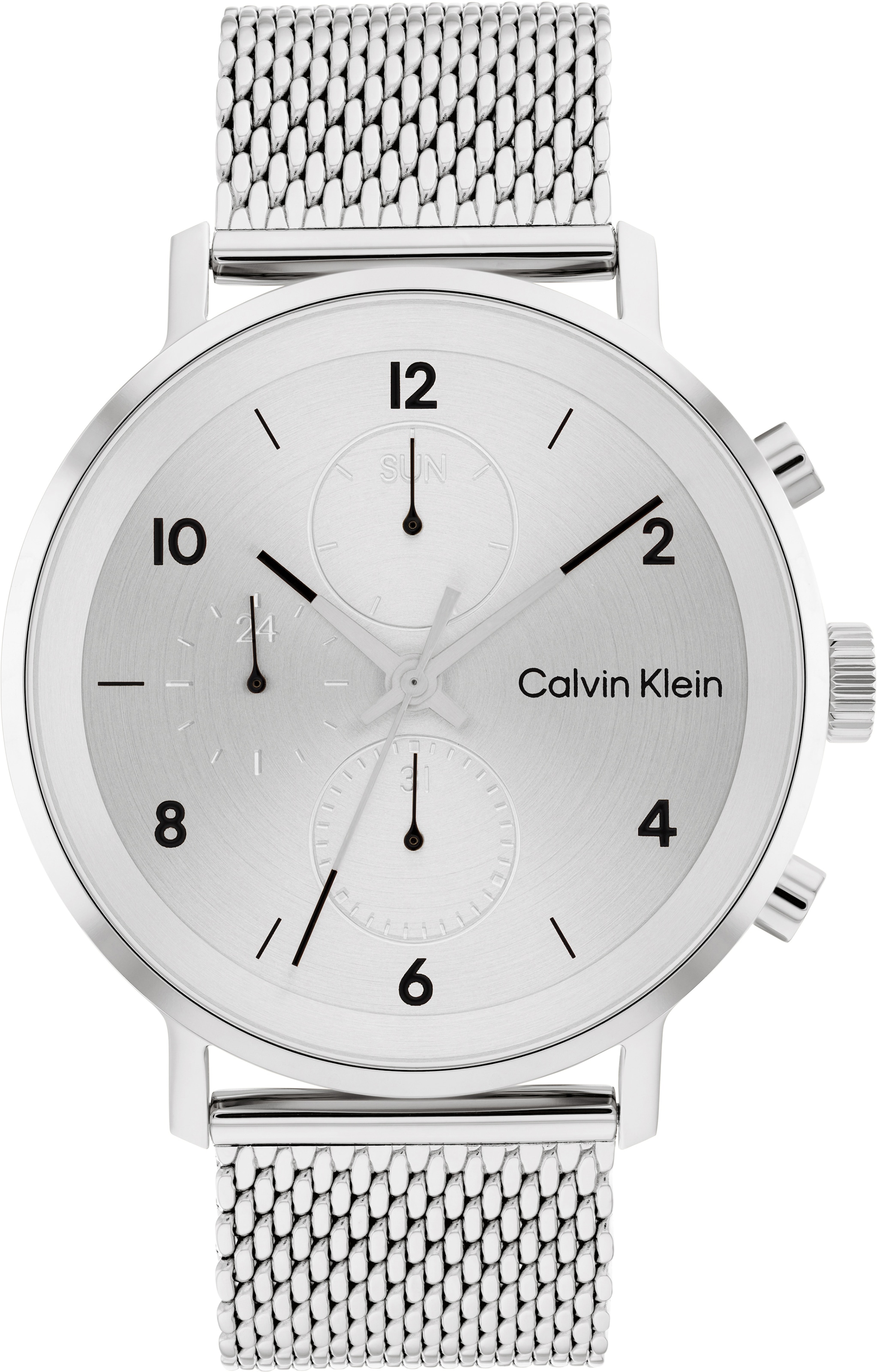 Calvin Klein Multifunktionsuhr »Modern Multifunction, 25200107«, Quarzuhr, Armbanduhr, Herrenuhr, Datum