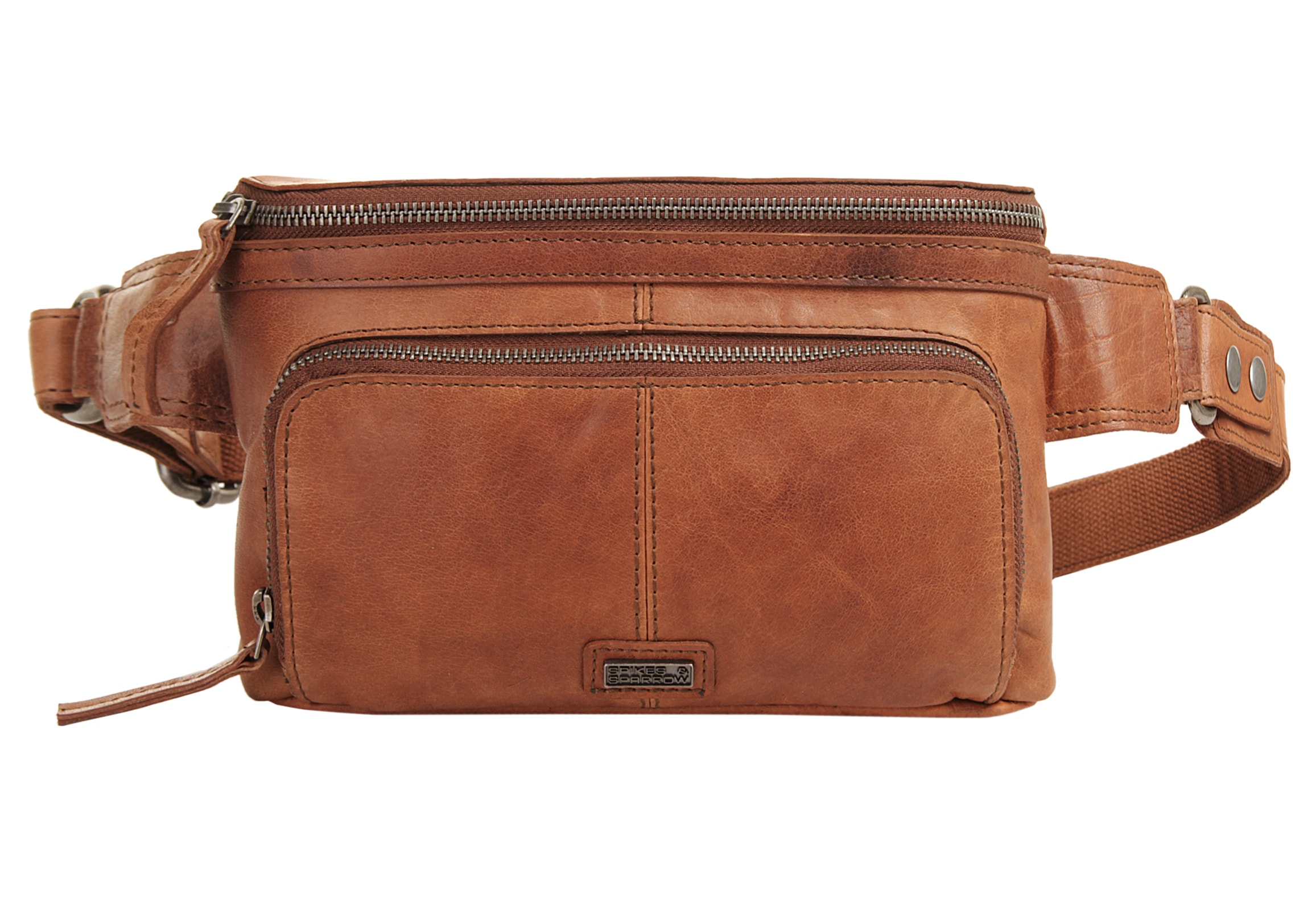 Image of Spikes & Sparrow Gürteltasche "SPIKES & SPARROW Herren, Damen echt Leder" echt Leder