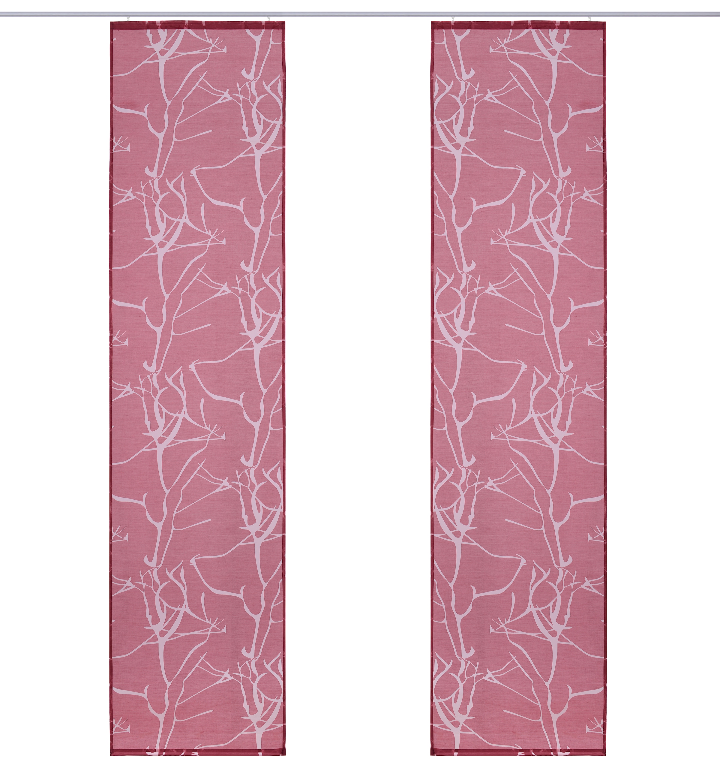 my home Rideau coulissant »Anna« Velcro 1 cuis tlg. Inkl. Befestigungszubehör, Breite: 57 cm