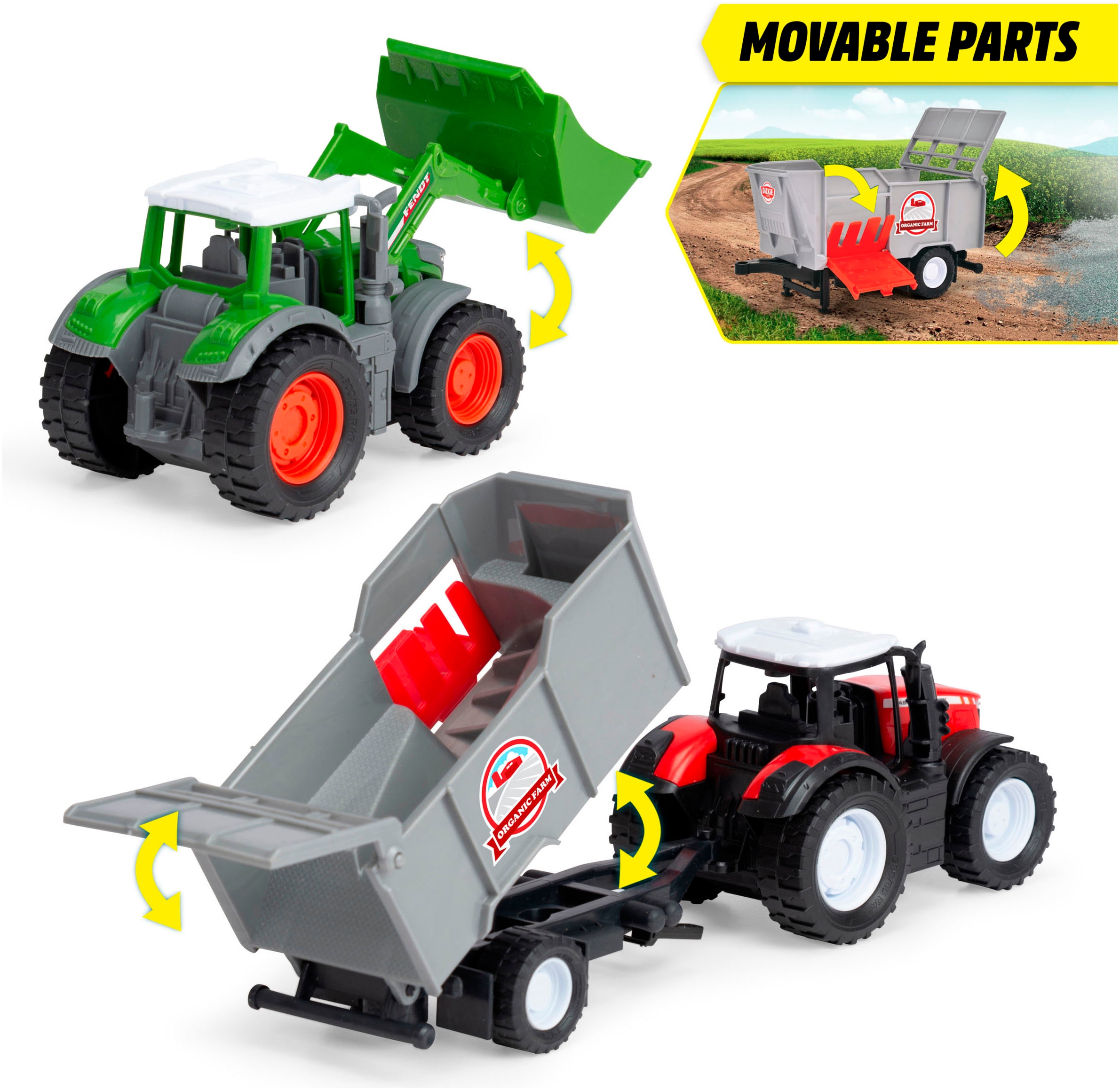 Dickie Toys Tracteur jouet »Farm Set«