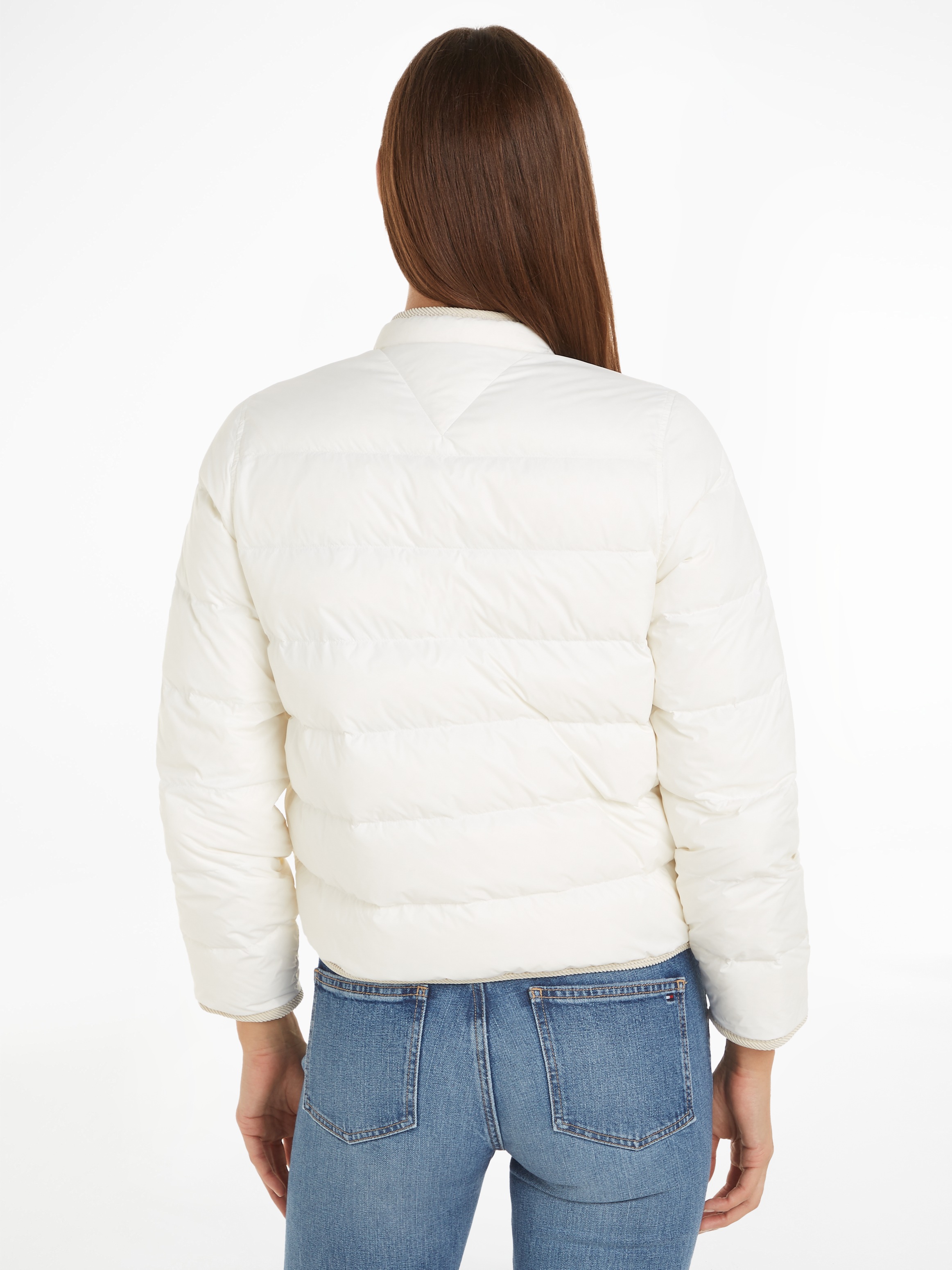 Tommy Hilfiger Steppjacke »LW DOWN COLLARLESS JACKET«, mit leichter Wattierung