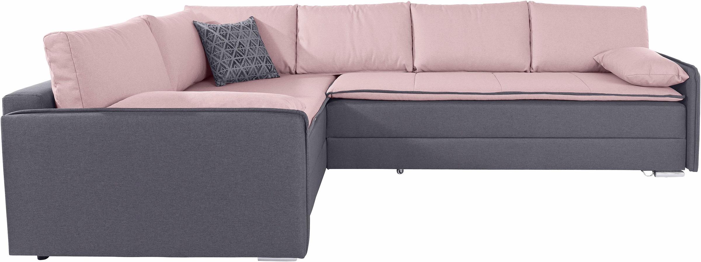 INOSIGN Ecksofa »Dream«, mit Federkern, mit Bettfunktion und Bettkasten