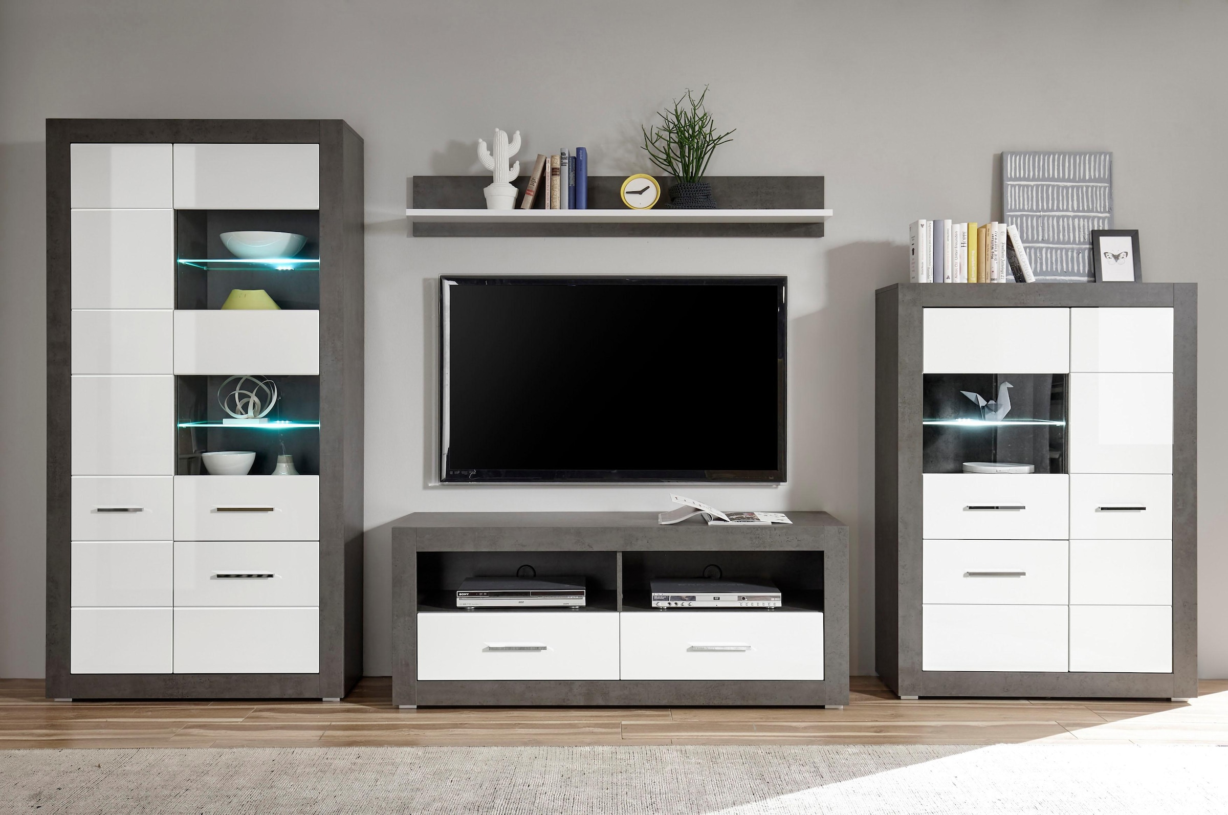 Home affaire Wohnwand »Etero« Set, 4 Stk. tlg.