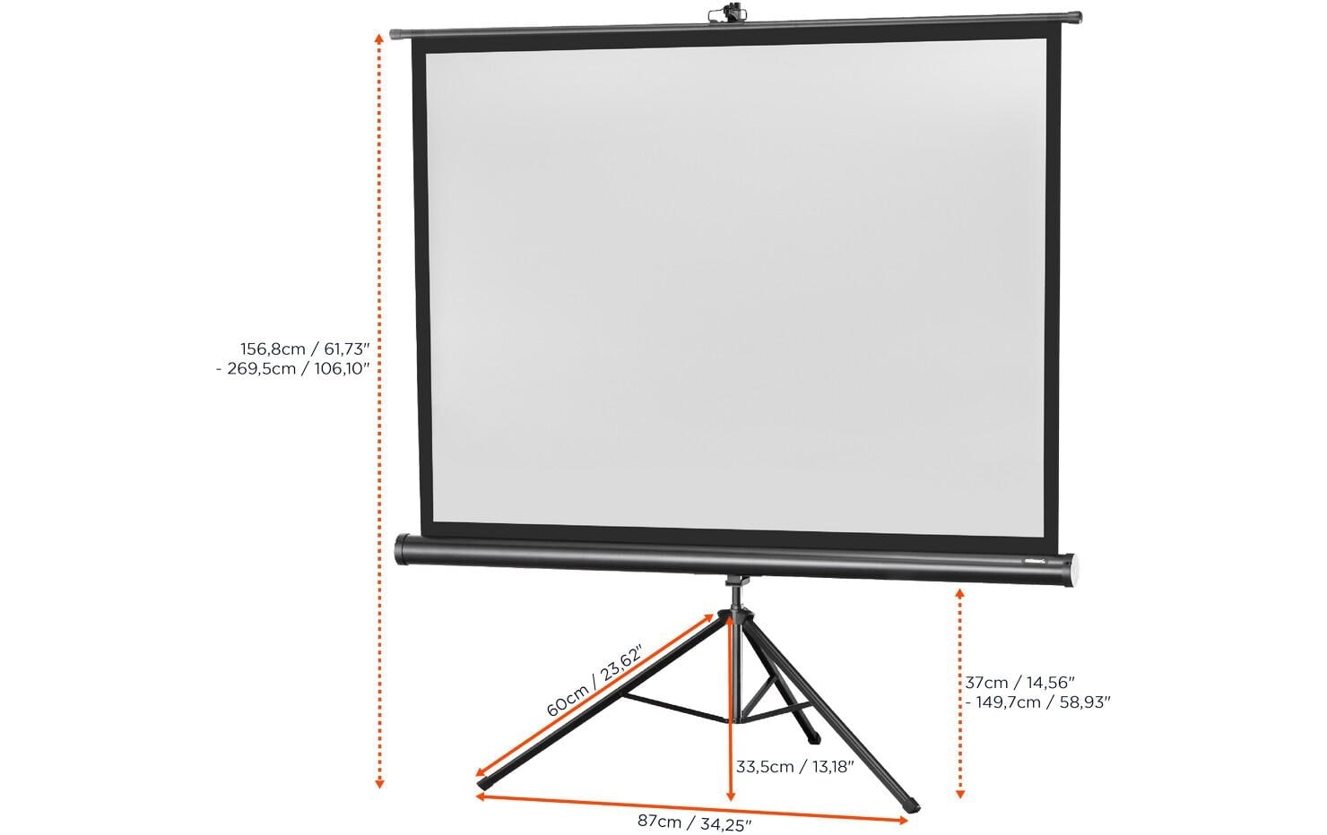 Celexon Stativleinwand »Eco 133 x 100 cm«