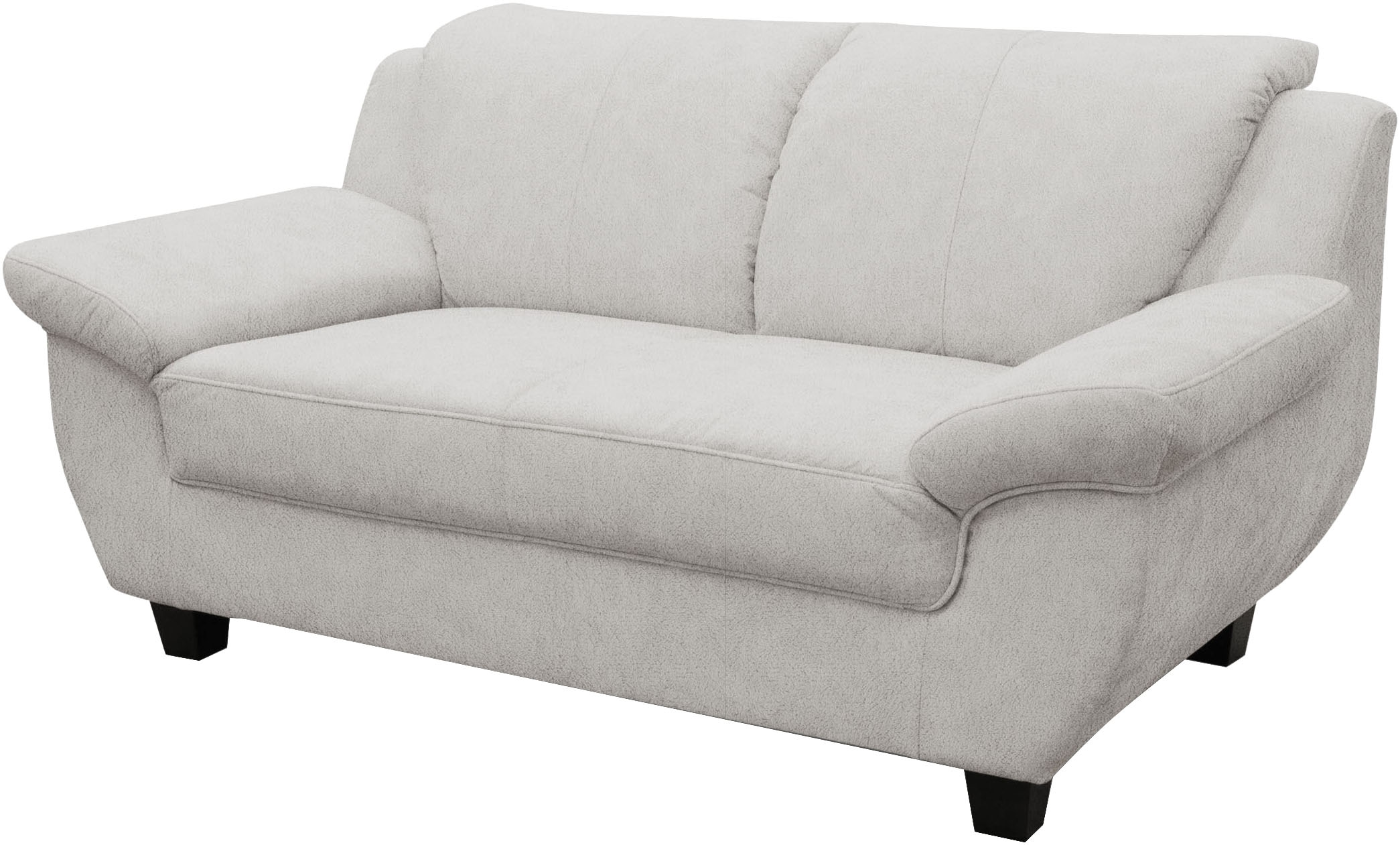 GOODproduct 2-places »Silkeborg 161 cm, formschönes Sofa mit dunklen Füssen« en microfibre de luxe douce et facile d'entretien