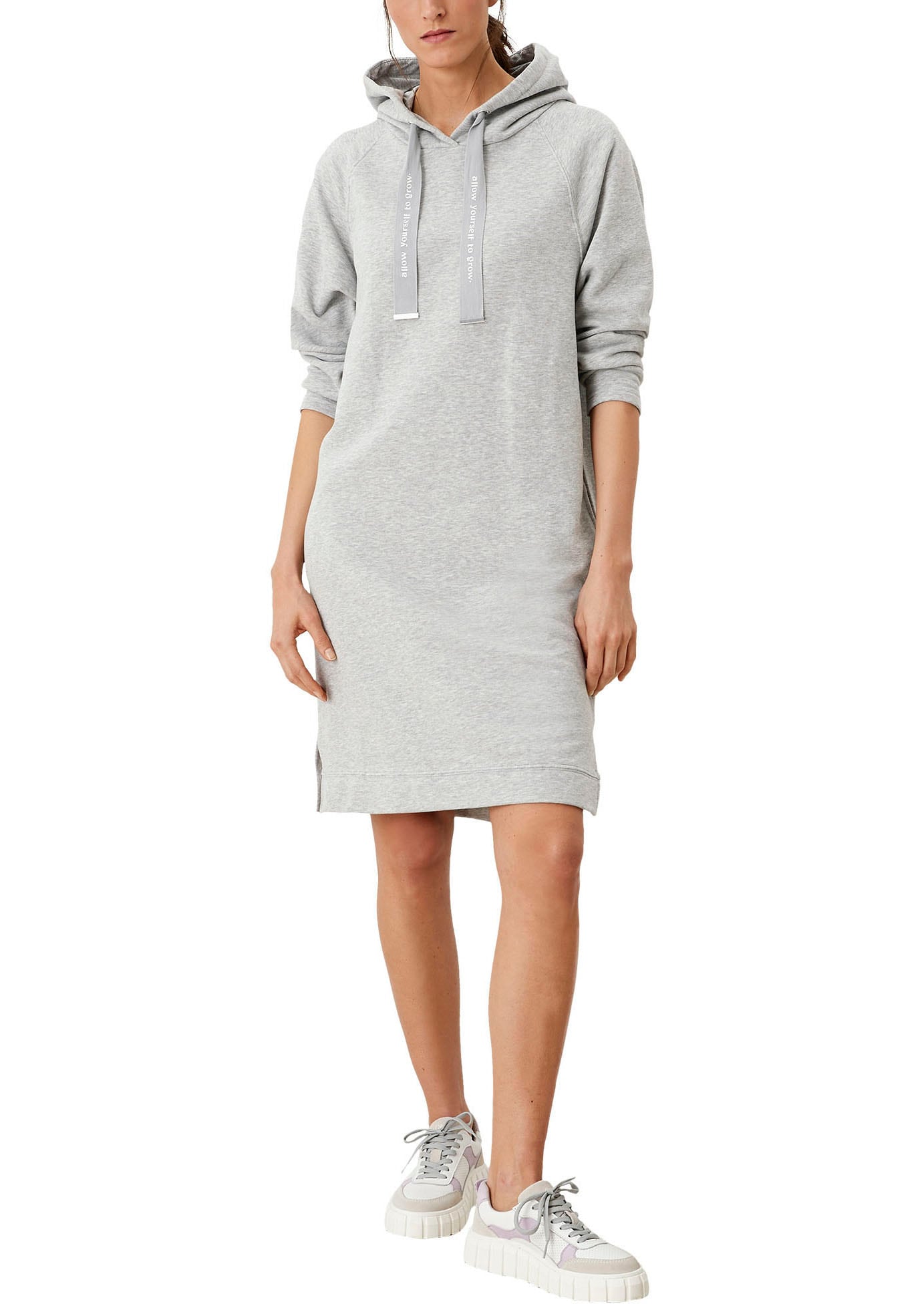 Image of s.Oliver Sweatkleid, mit Statementdruck auf den Tunnelzugbändern bei Ackermann Versand Schweiz