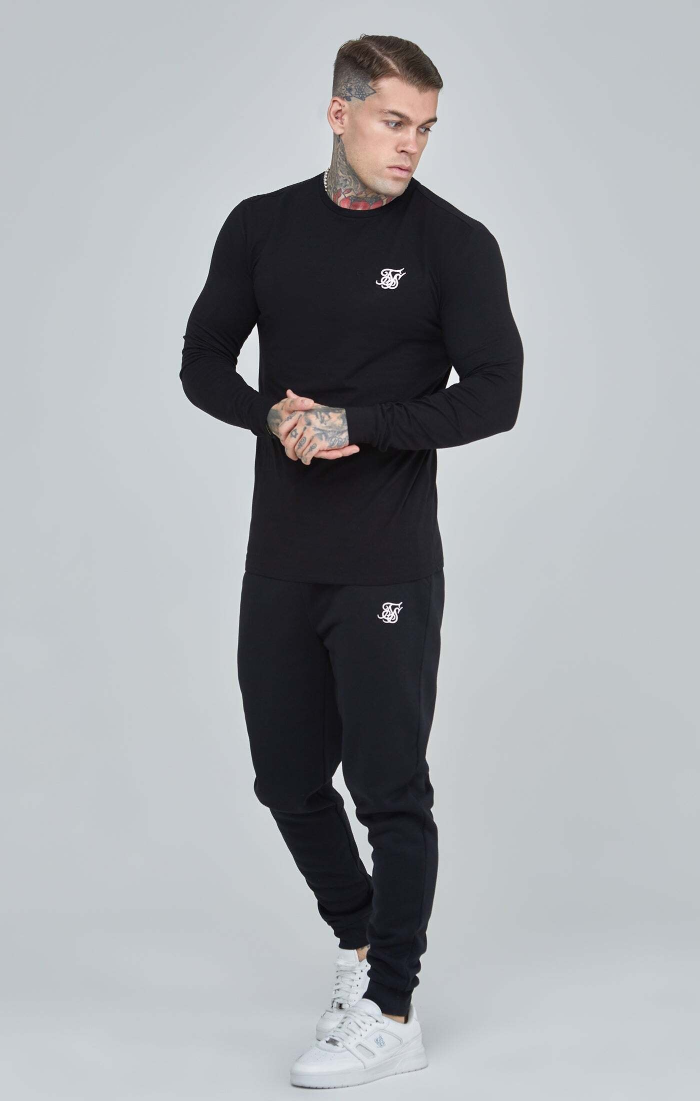 Siksilk T-Shirt »Siksilk T-Shirts Essentials Long Sleeve T-Shirt«