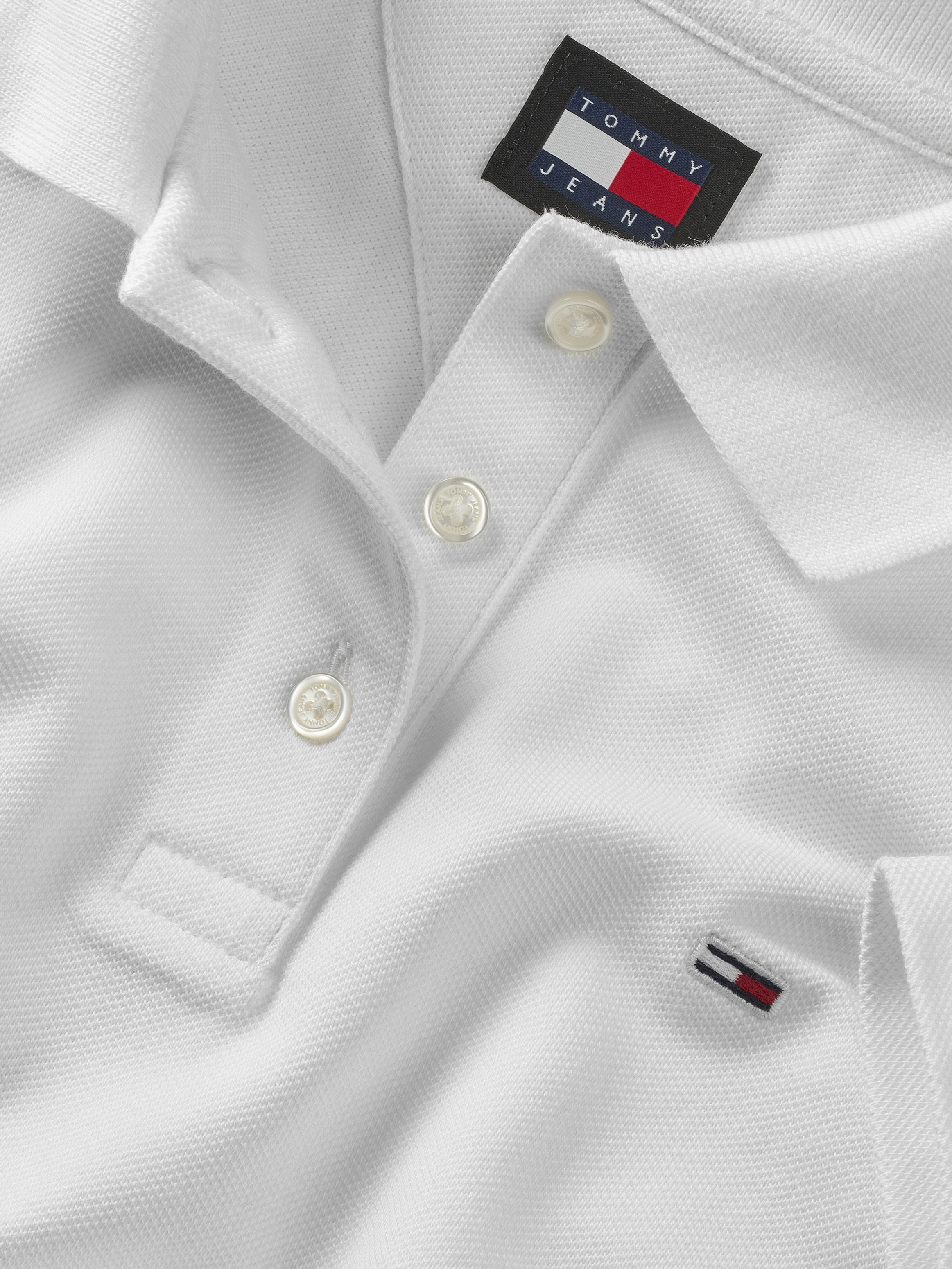 Tommy Jeans Poloshirt »TJW SLIM ESSENTIAL POLO SS«, mit Logostickerei