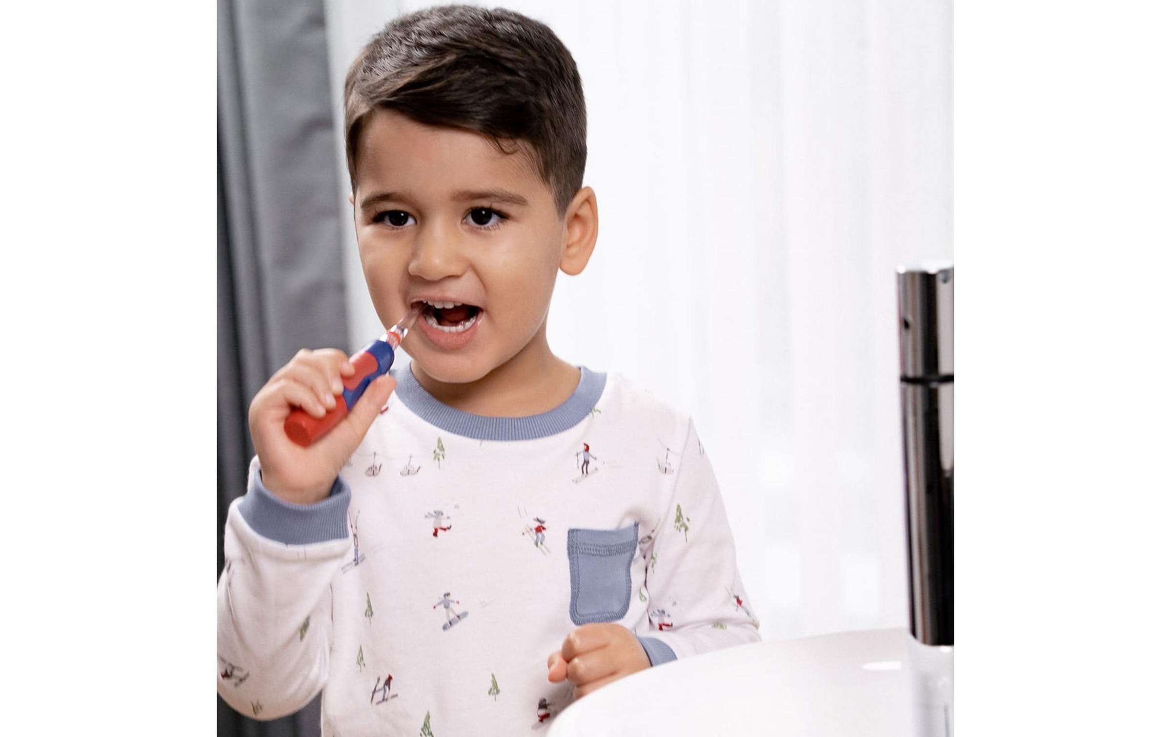 nicht definiert Elektrische Kinderzahnbürste »brush-baby KidzSonic Rakete«