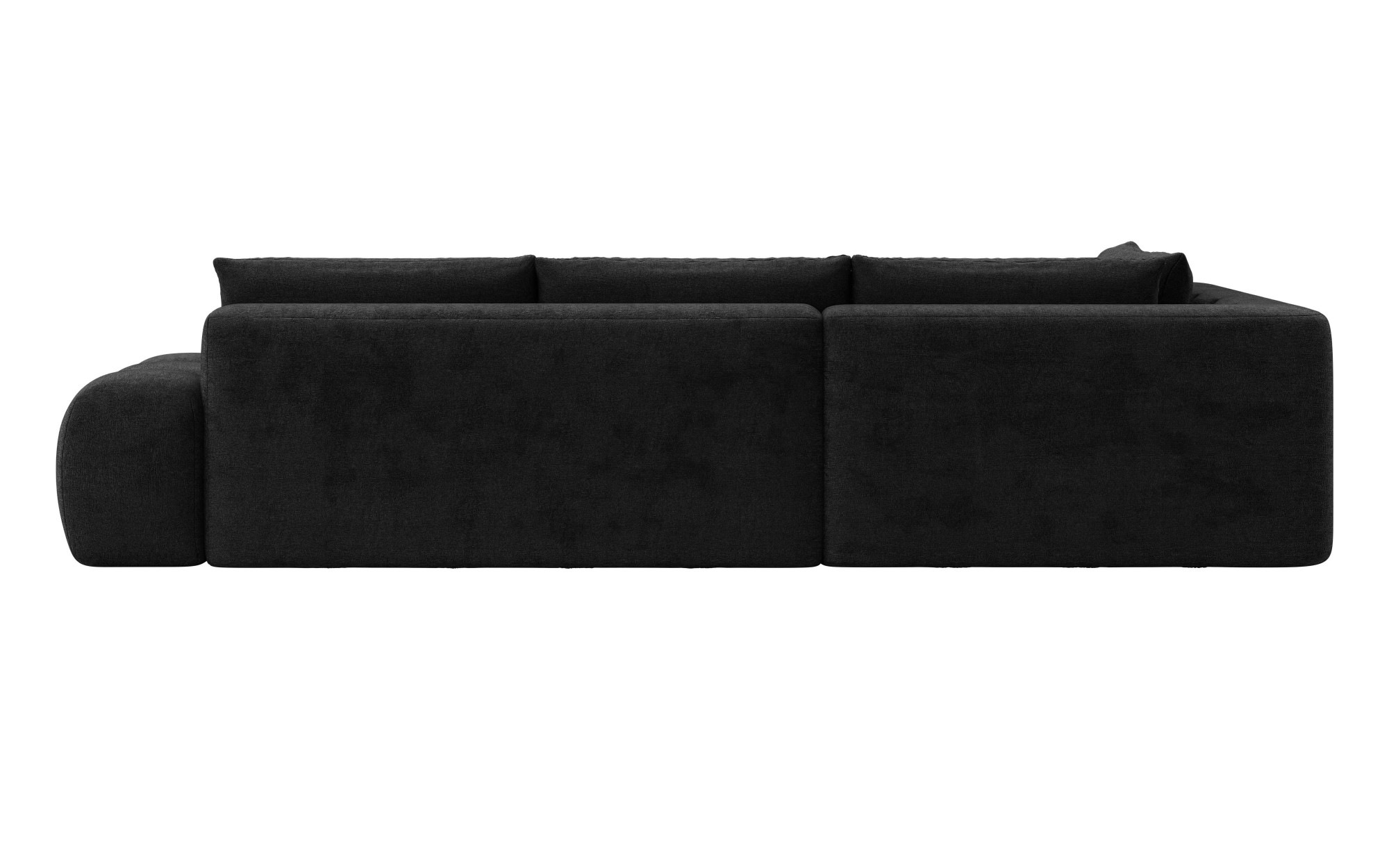 INOSIGN Ecksofa »AZITA klein, L-Form, elegant und bequem Designsofa«, lose Rückenkissen, traumhafte Steppung, Masse B/T/H: 296/176,5/89 cm