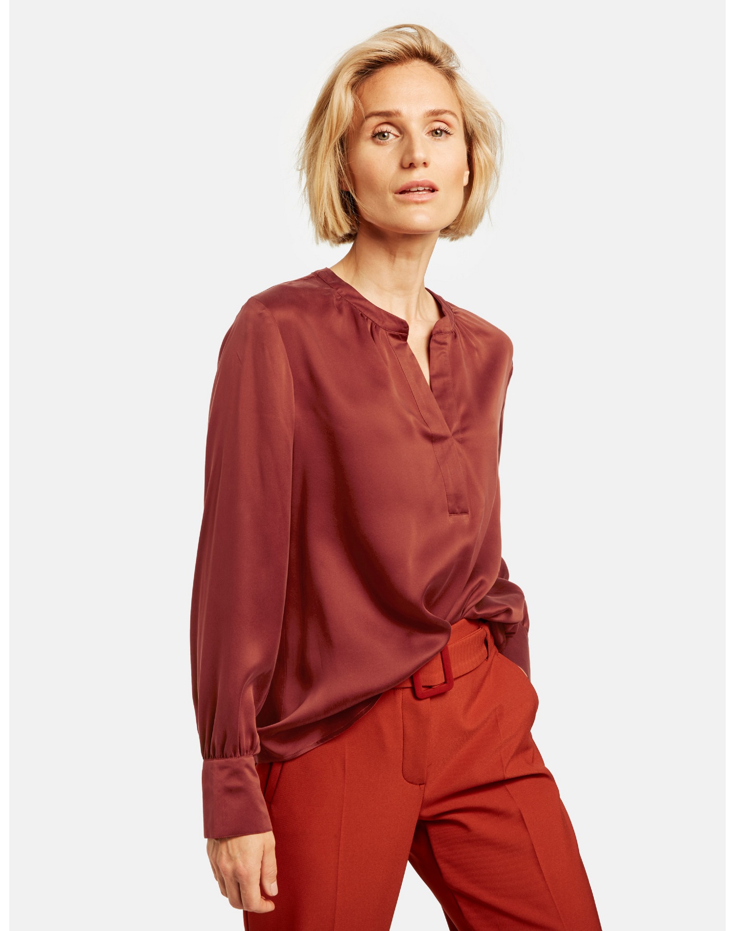 Langarmbluse »Bluse aus reiner Seide«