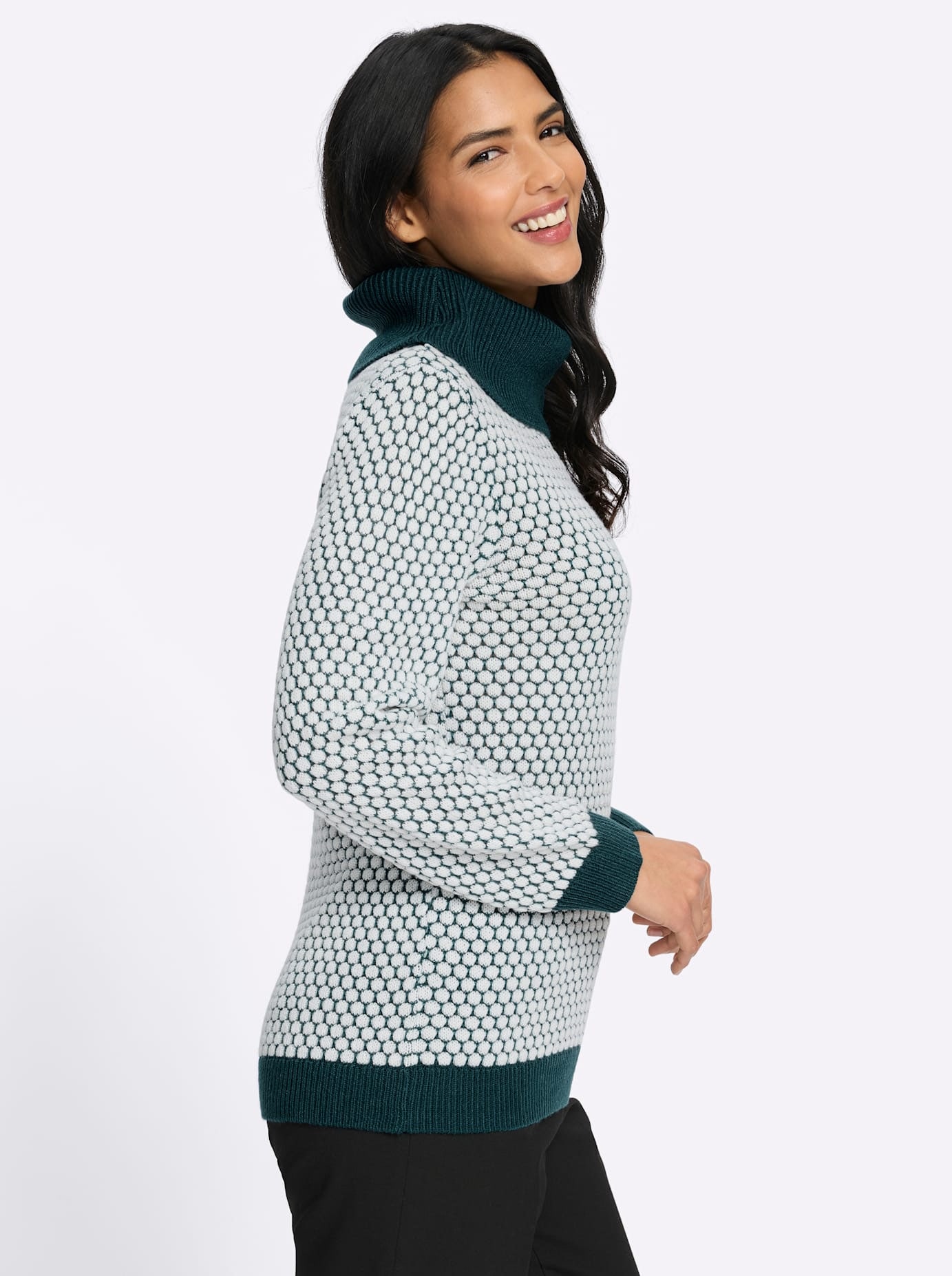 Classic Basics Pull à col roulé »Rollkragen-Pullover«