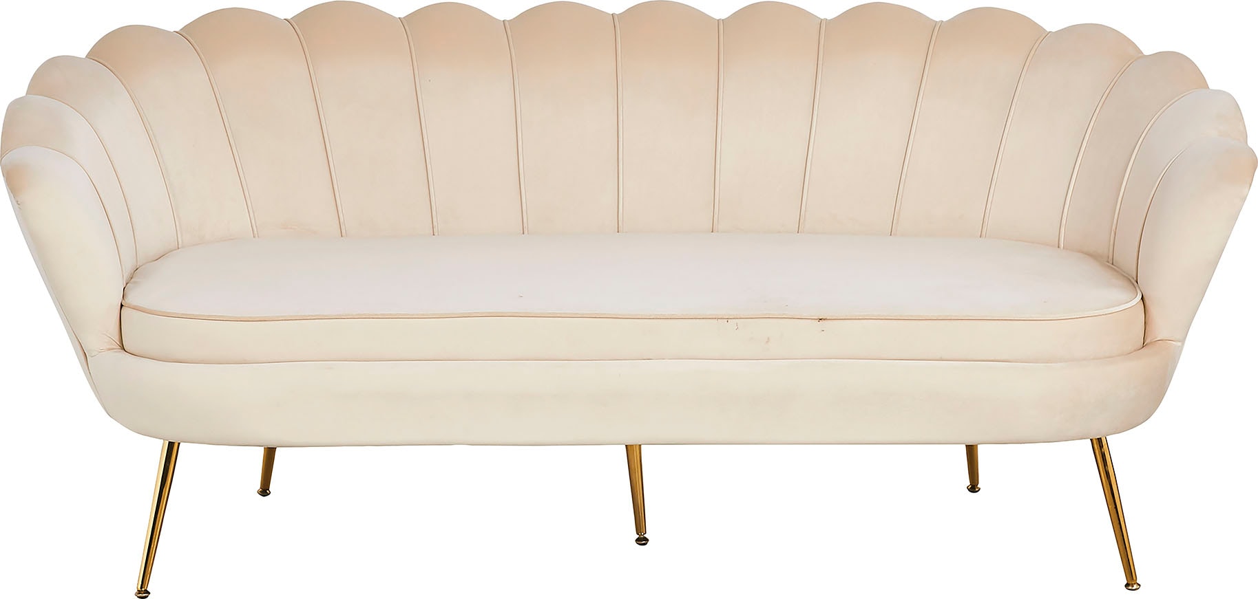 SalesFever 3-Sitzer »Clam Komfortsofa«, Extravagantes Muscheldesign: 180 cm Breite