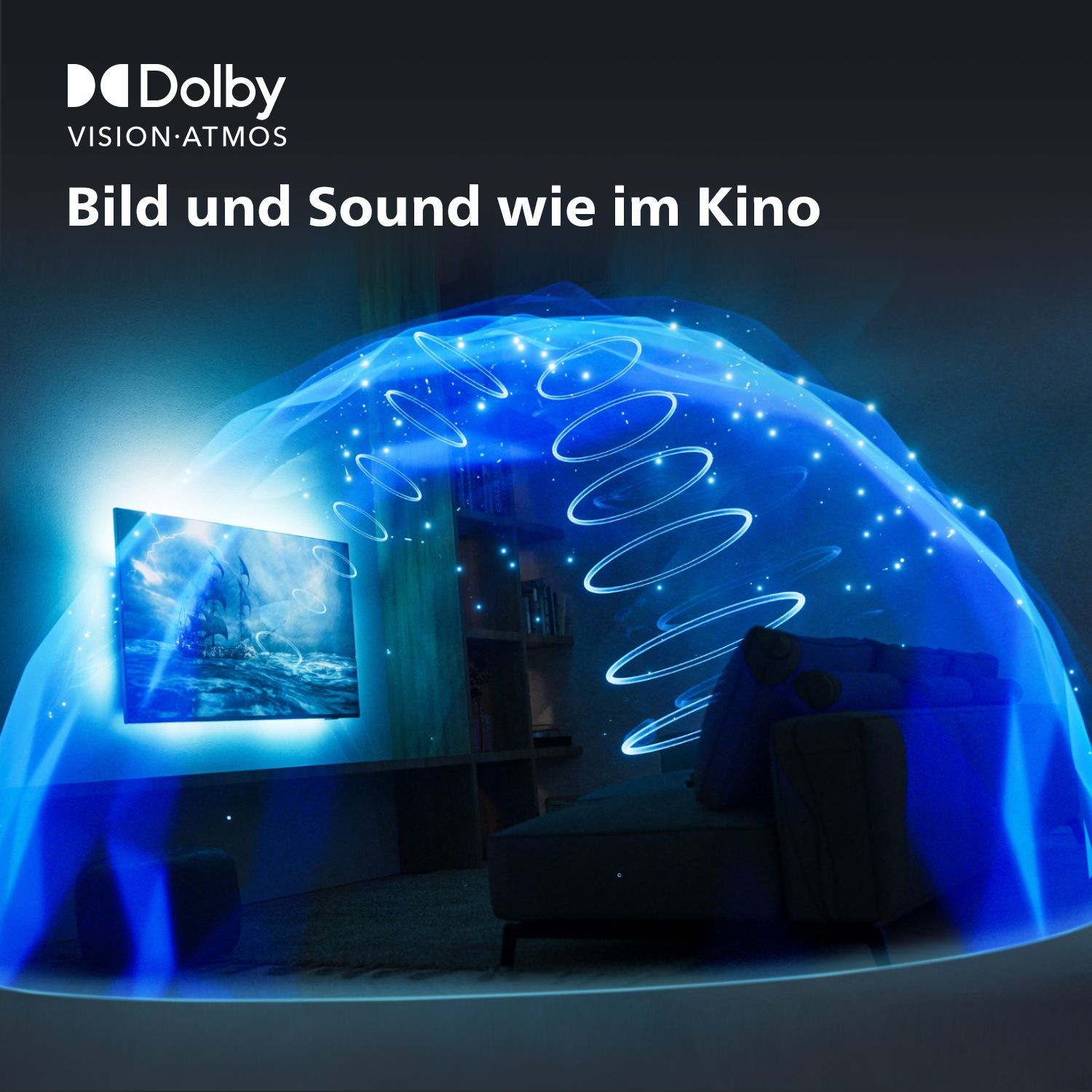 Philips LED-Fernseher »48OLED808/12«, 122 cm/48 Zoll, 4K Ultra HD, Smart-TV-Android TV