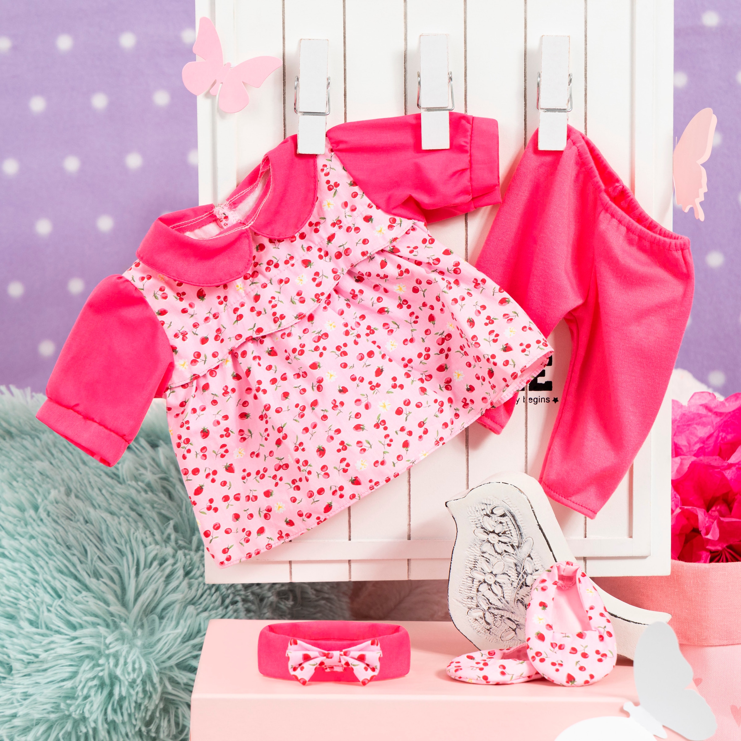 Bayer Puppenkleidung »Legging/Latzhose«