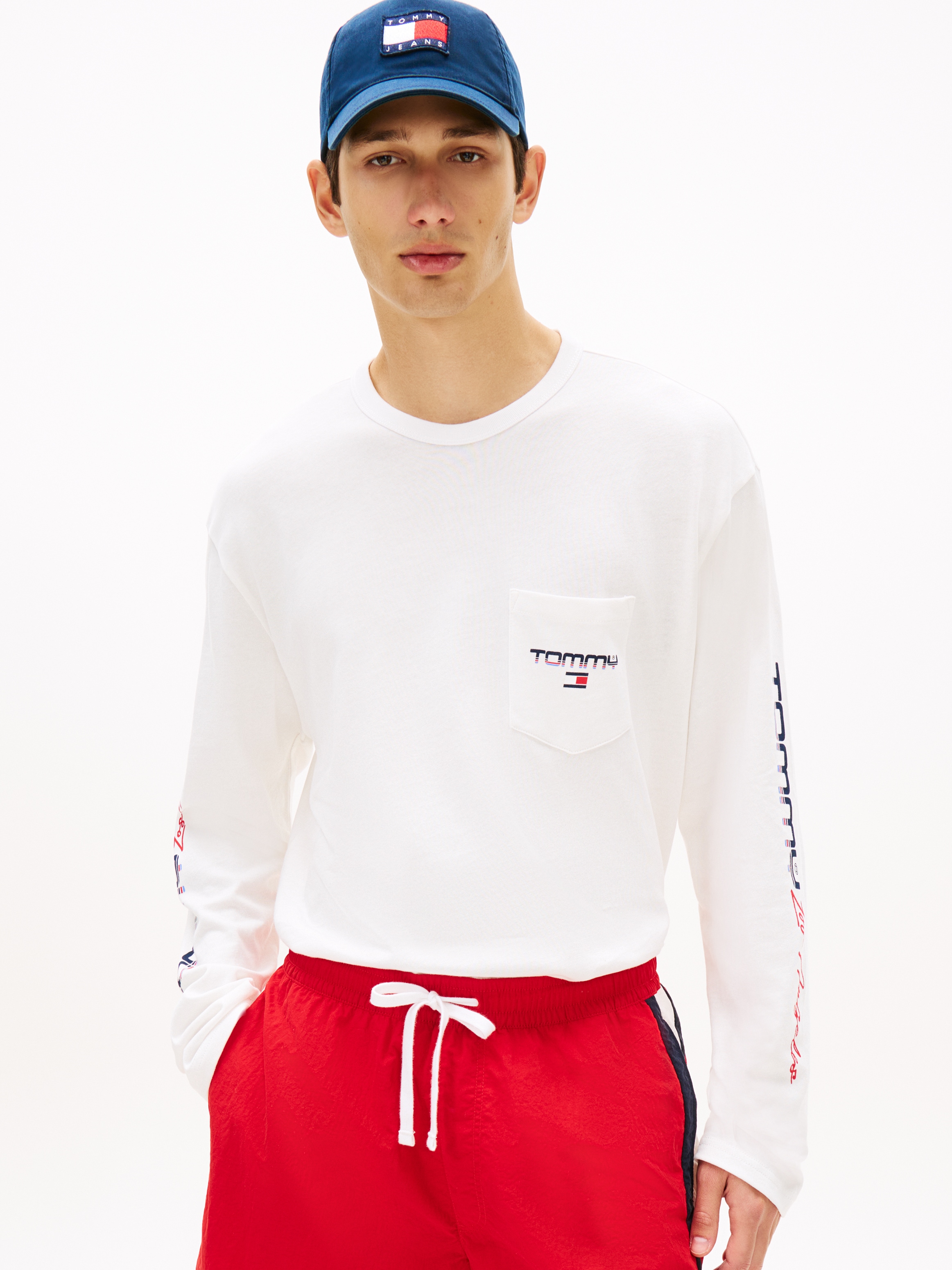 Image of Tommy Jeans Langarmshirt RELAXED FIT mit Print