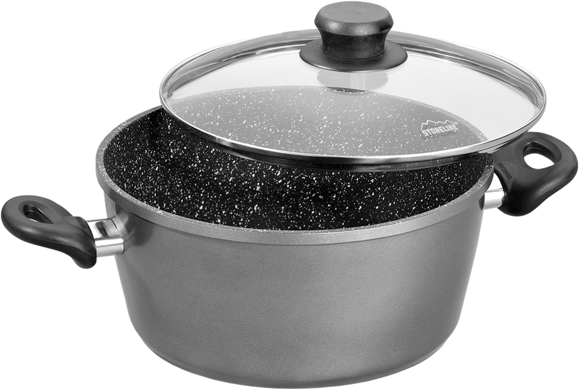 Image of STONELINE Kochtopf, Aluminium, (1 tlg.), mit Glasdeckel, Induktion bei Ackermann Versand Schweiz