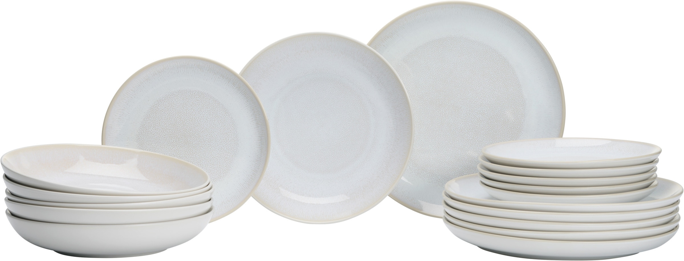 Image of Ritzenhoff & Breker Tafelservice "Laredo" Teller Set, Reaktivglasur, jedes Stück ein Unikat
