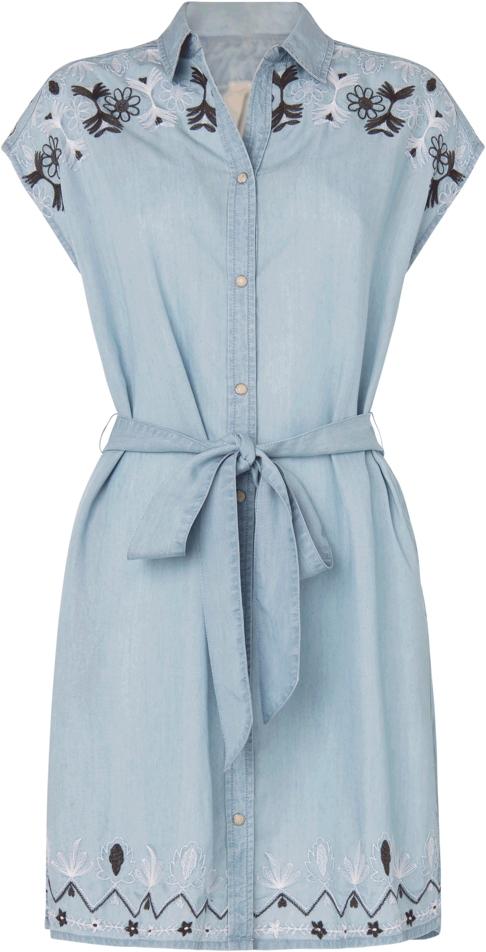 Image of Pepe Jeans Sommerkleid »RIO«, mit tollen Stickerein und Bindeband bei Ackermann Versand Schweiz