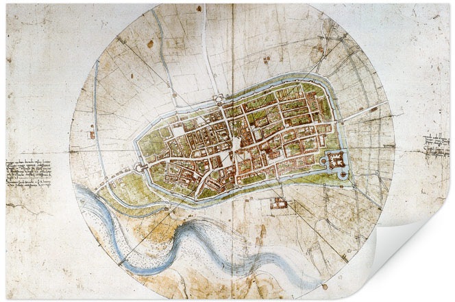 Image of Wall-Art Poster »Stadtplan Imola«, Städte, (1 St.) bei Ackermann Versand Schweiz