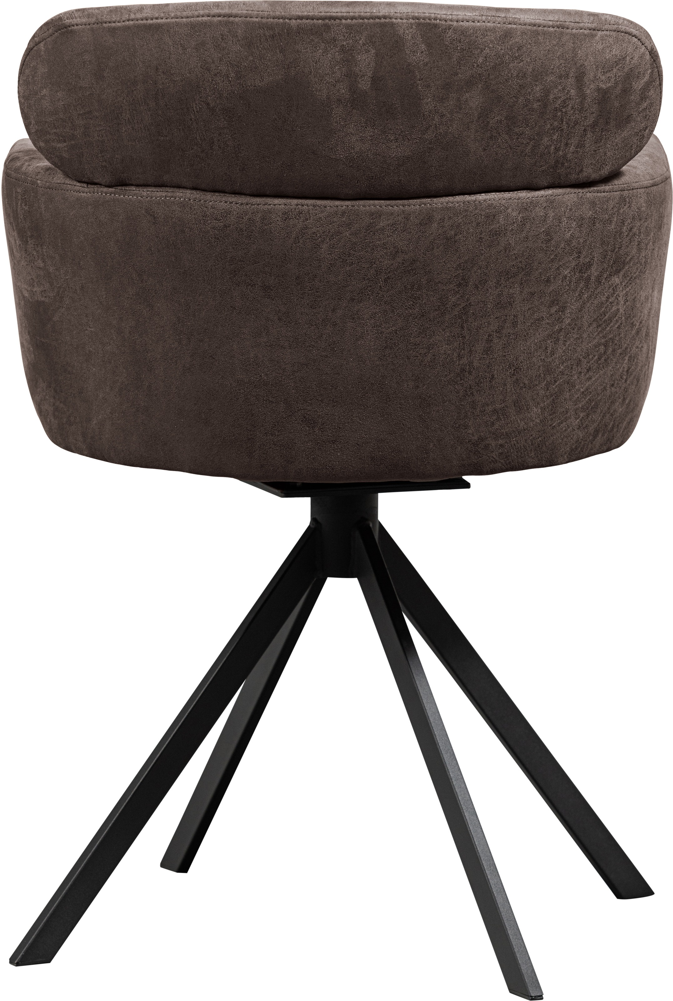 WOOOD Chaise de salle à manger »Fenne aus Kunstleder mit Drehgestell aus Metall H 80 x B 58 cm« (Ensemble) 2 cuis(Set, 2 pcs) Haute résistance à l'usure, largeur 58 cm