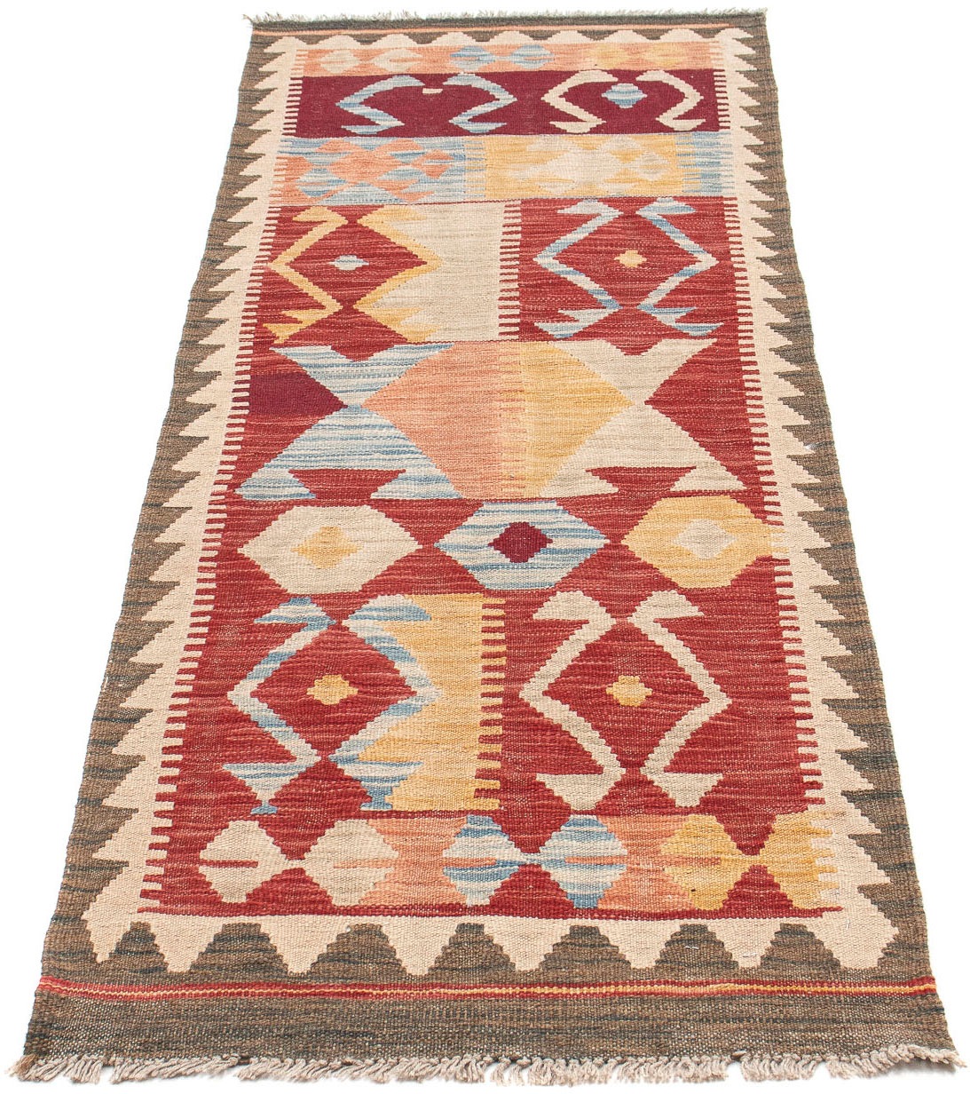 Image of morgenland Läufer »Kelim Maimene Medaillon 192 x 61 cm«, rechteckig, 0,5 mm Höhe, Wendeteppich bei Ackermann Versand Schweiz