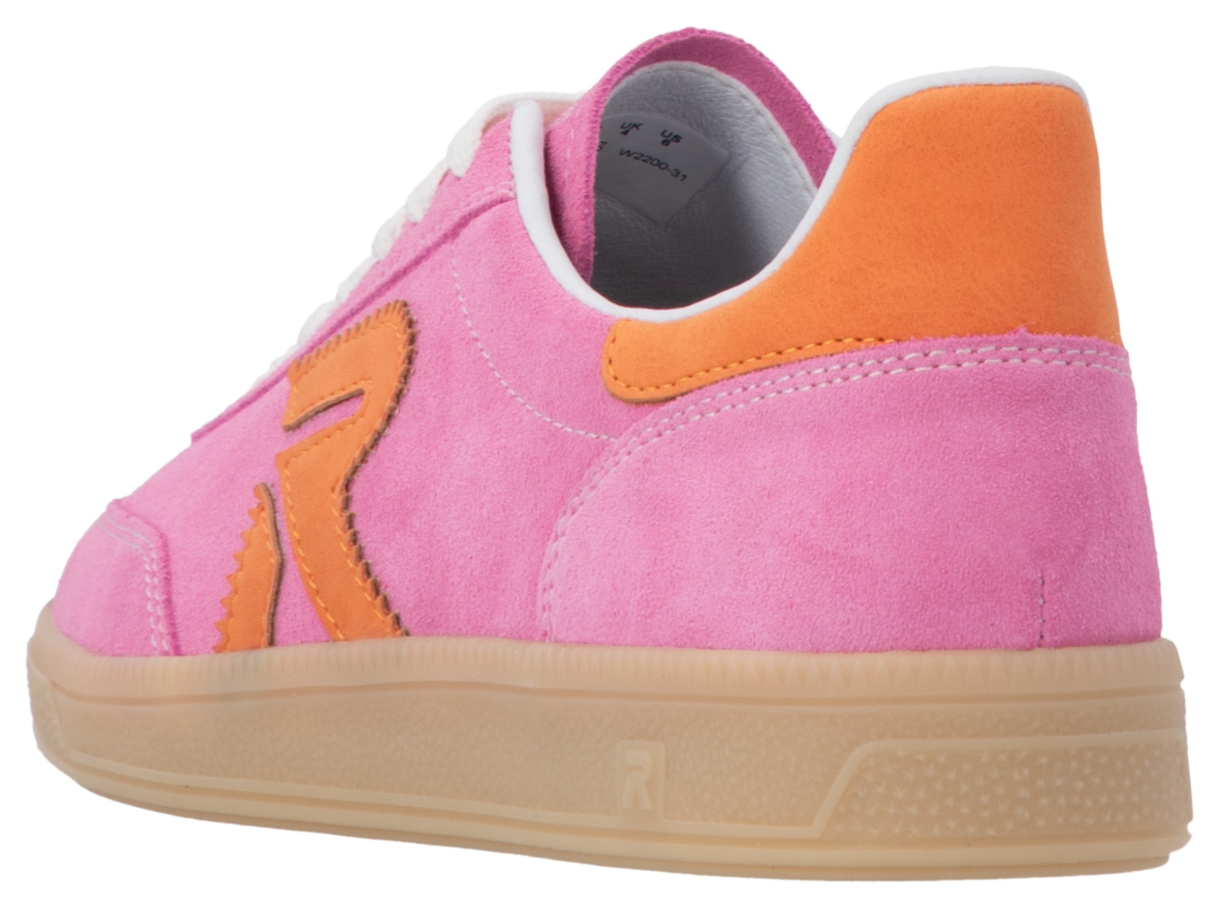 RIEKER Sport Sneakers »San Diego Swing2GO«  Retro-Sneaker, Freizeitschuh, Halbschuh mit herausnehmbarem Fussbett