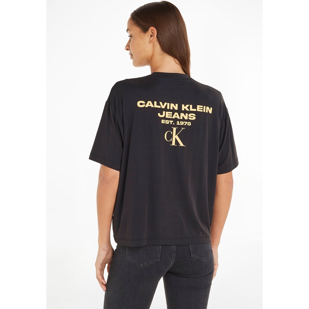 Calvin Klein Jeans T-Shirt »BACK LOGO MODAL BOYFRIEND TEE«