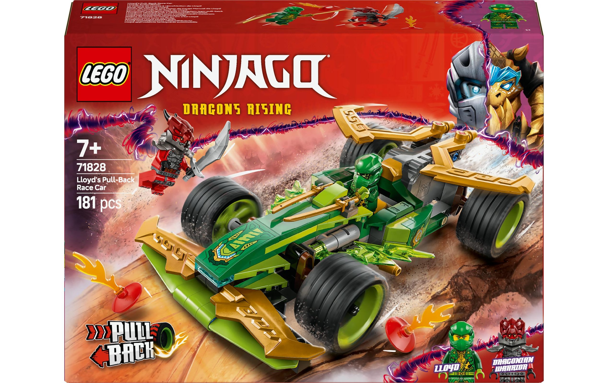 LEGO® Spielbausteine »Ninjago Lloyds Actionflitzer 71828«, (181 St.)