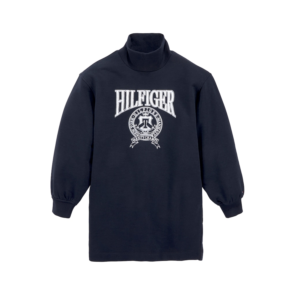 Tommy Hilfiger Sweatkleid »HILFIGER VARSITY MOCK NECK DRESS«, mit Tommy Hilfiger Markenlabel