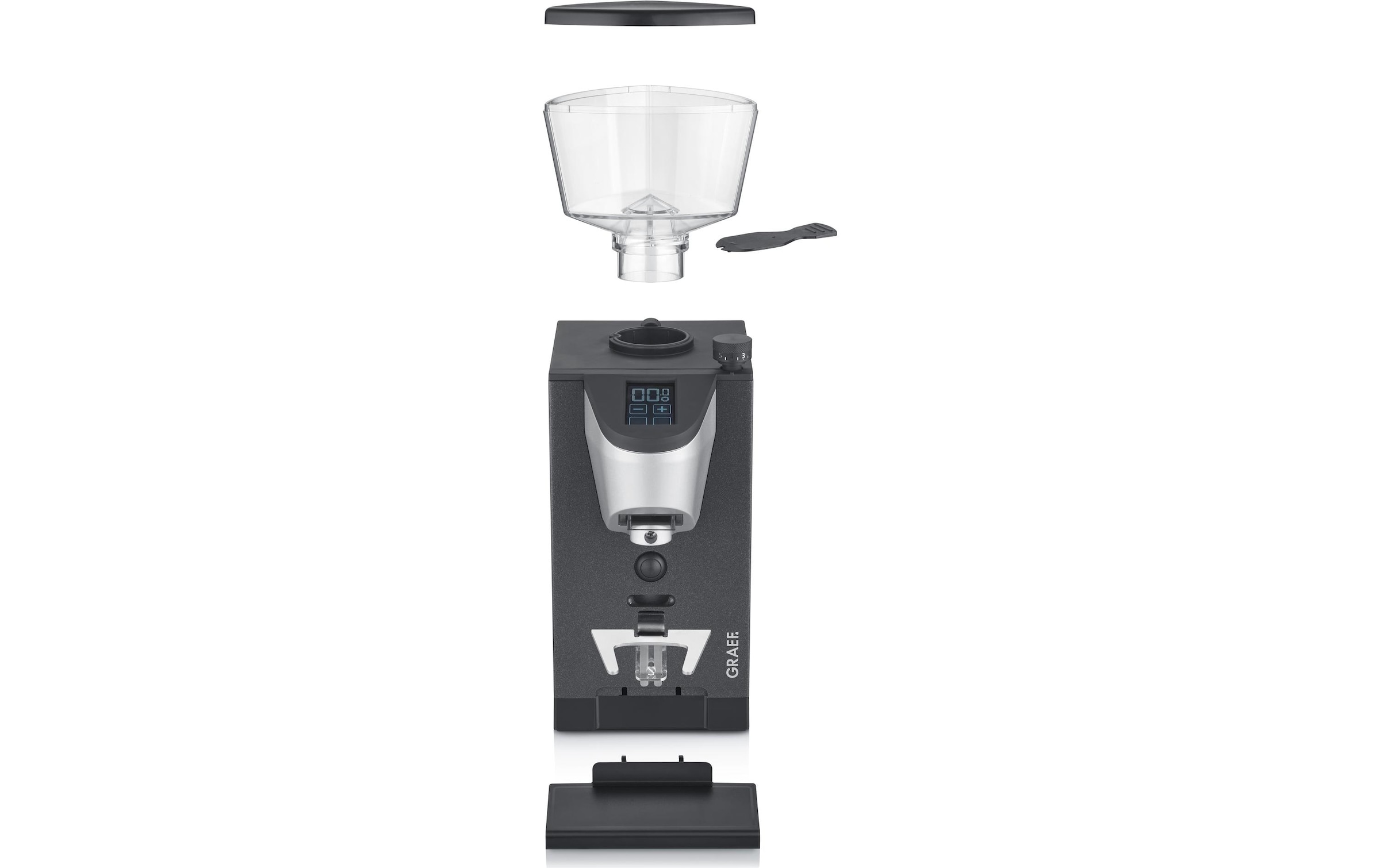 Graef Kaffeemühle »CM1116 Grau«, 310 W, Ausstattung: Touchdisplay, Timer, Einstellbarer Mahlgrad