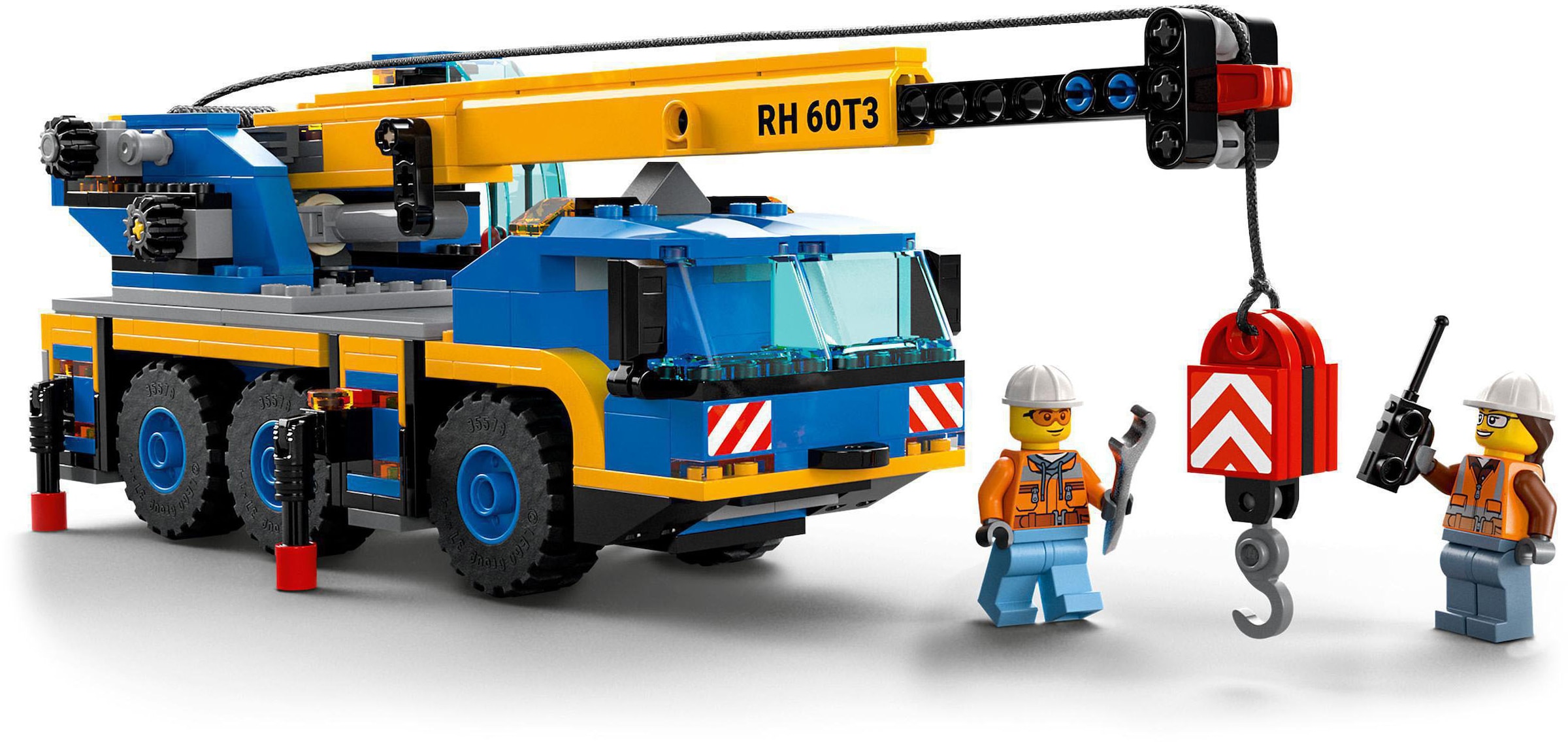 LEGO® Konstruktionsspielsteine »Geländekran (60324), LEGO® City«, (340 St.)