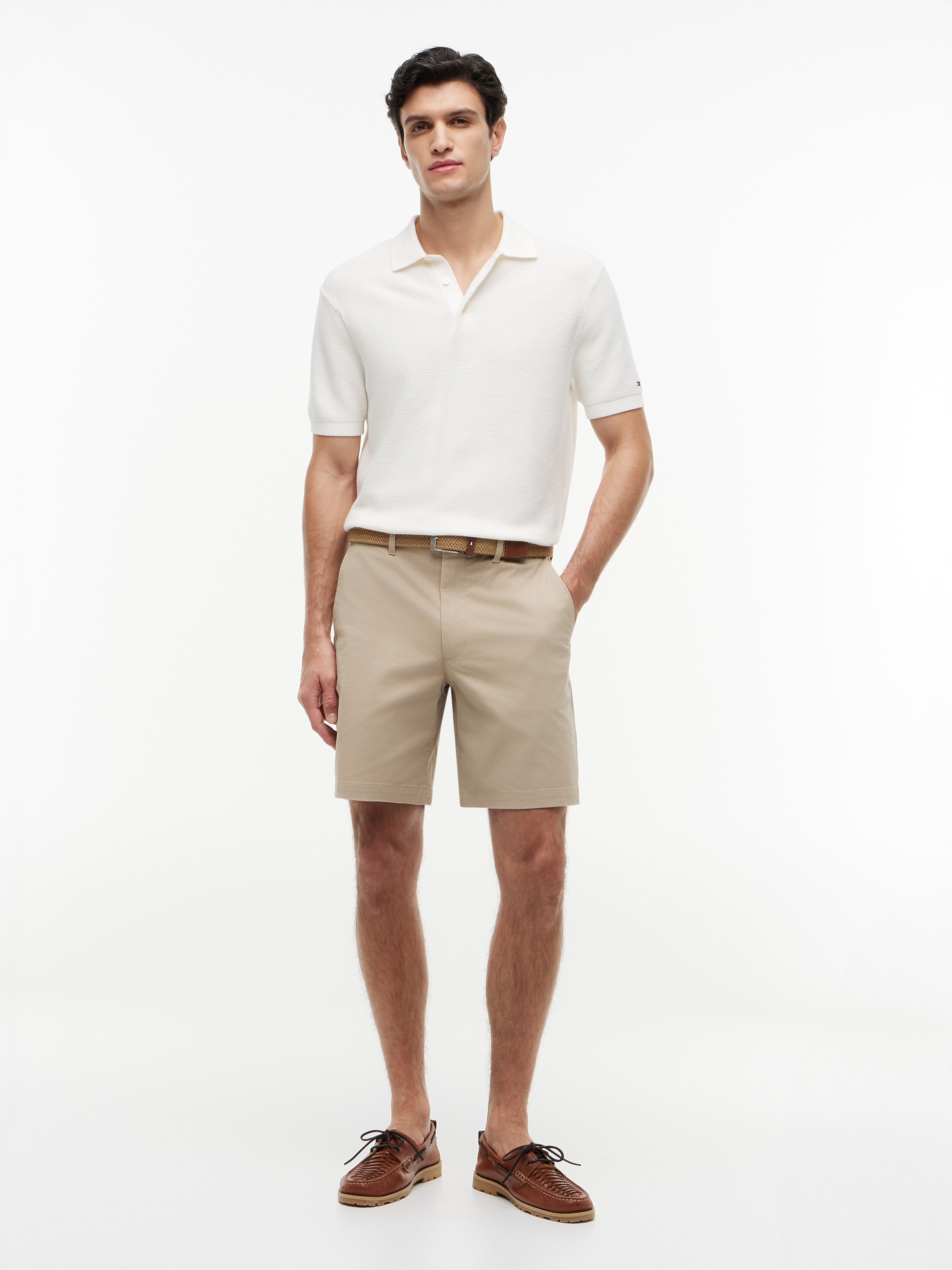Tommy Hilfiger Short en chino »DOVER 8" ESS TWILL SHORT«  Twill-Shorts mit 20 cm Schrittlänge
