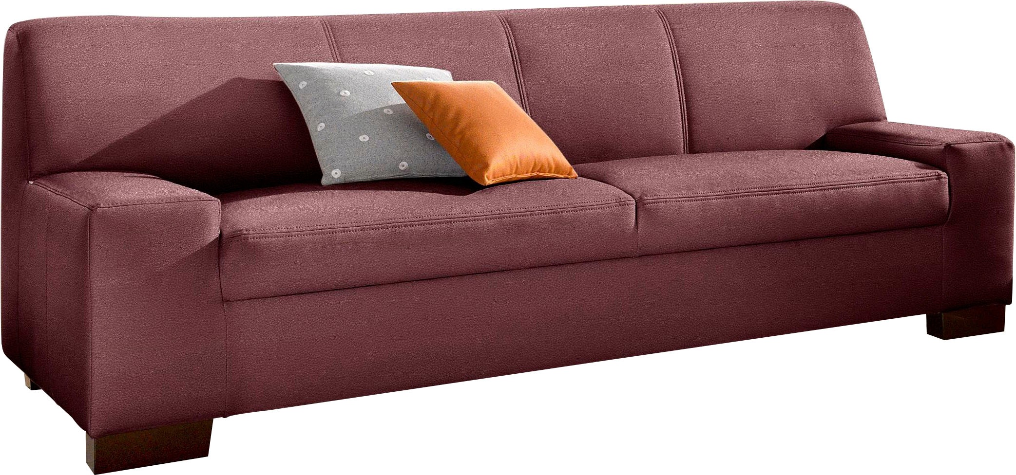 DOMO collection 2-places »Norma Top, elegant und modern, flache Armlehnen, komfortabel,«