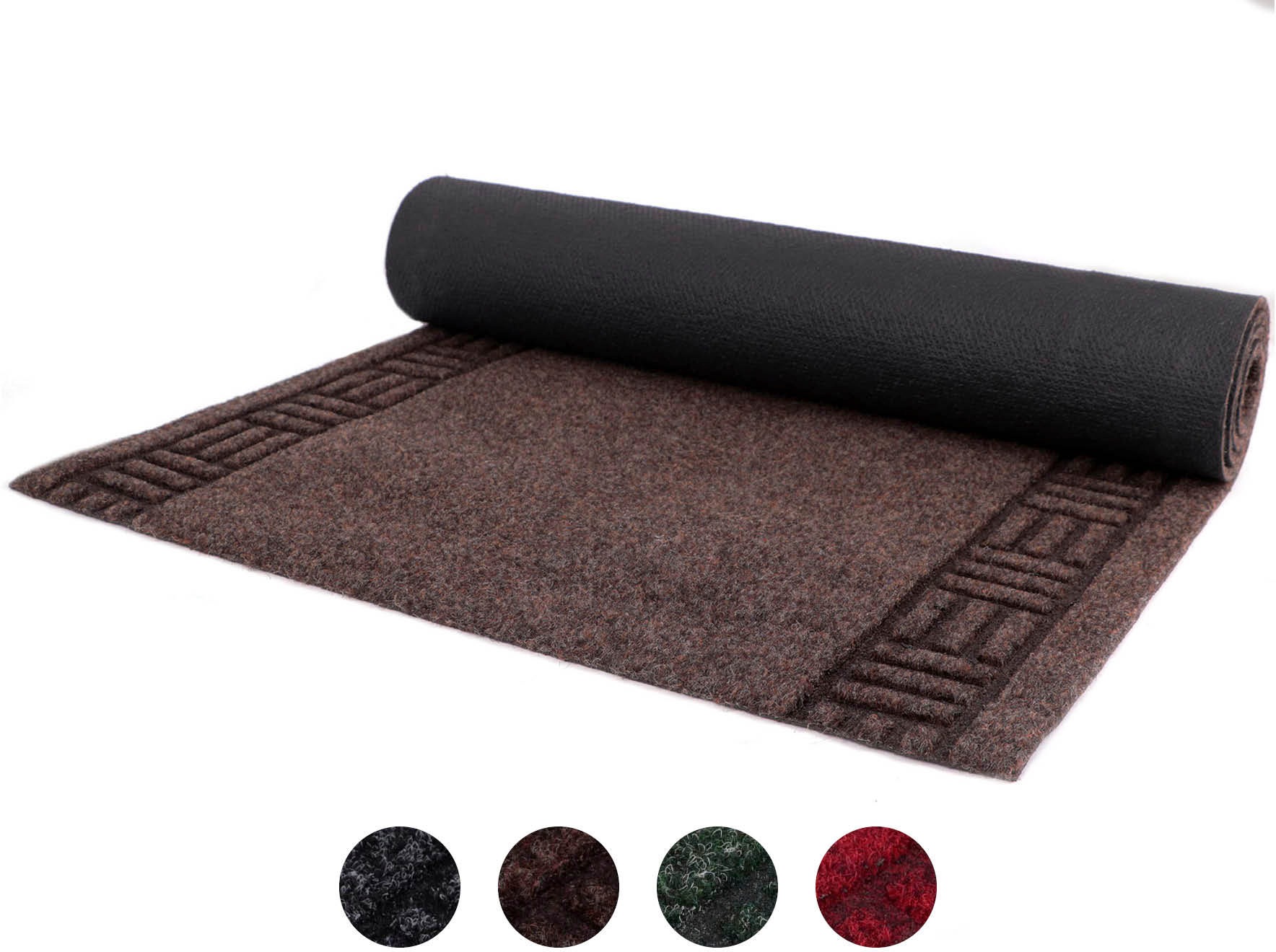 Primaflor-Ideen in Textil Läufer »Schmutzfangläufer PRIMAVERA, Made in Belgium«, rechteckig, 8 mm Höhe, Schmutzfangmatte, meliert, mit Bordüre, strapazierfähig, waschbar