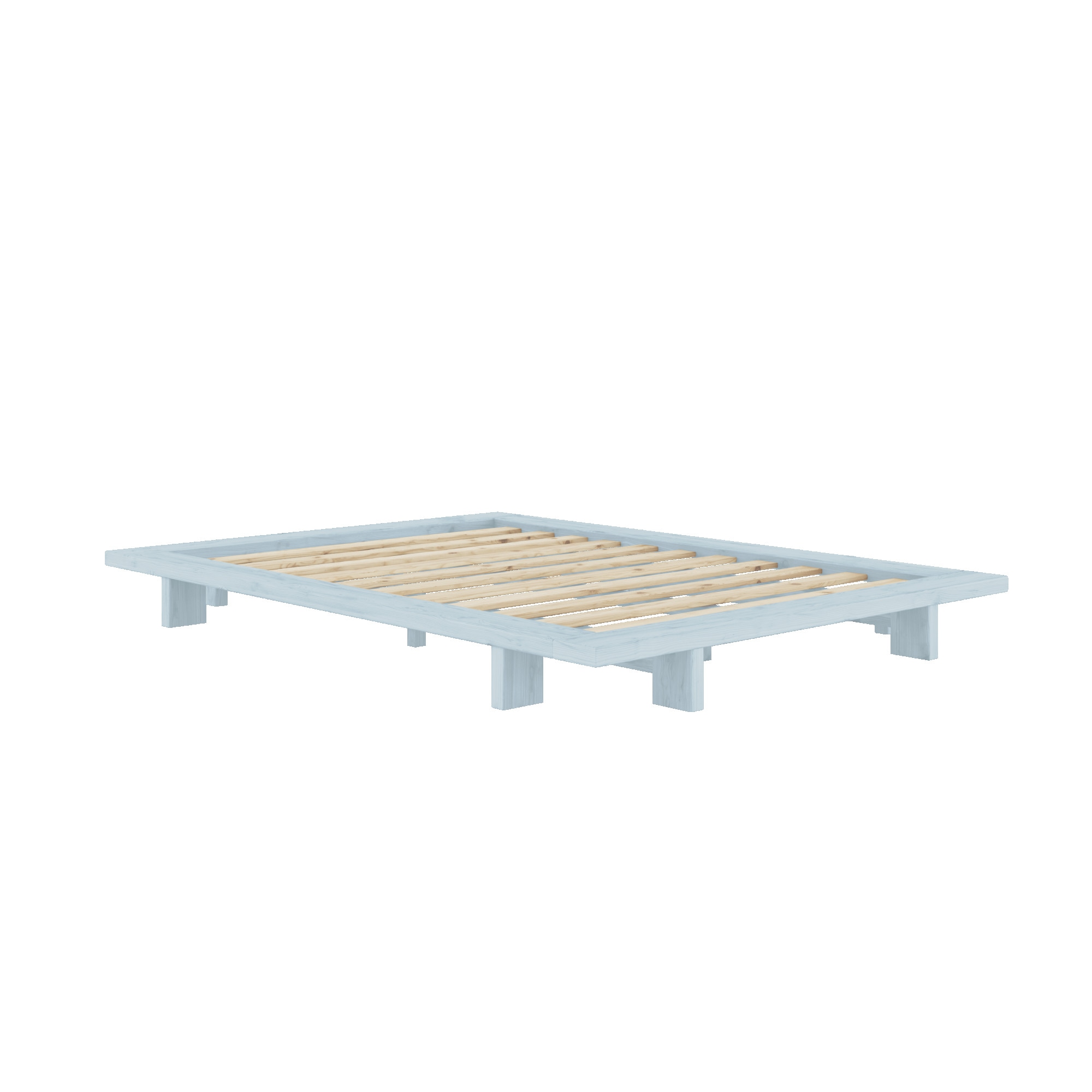 Karup Design Bettgestell »JAPAN BED, FSC®-zertifiziertem Massivholz Futonbett, excl. Matraze« Mit Lattenrost,  Minimalistisches Japandi Design, bodennah & zeitlos in vielen Grössen