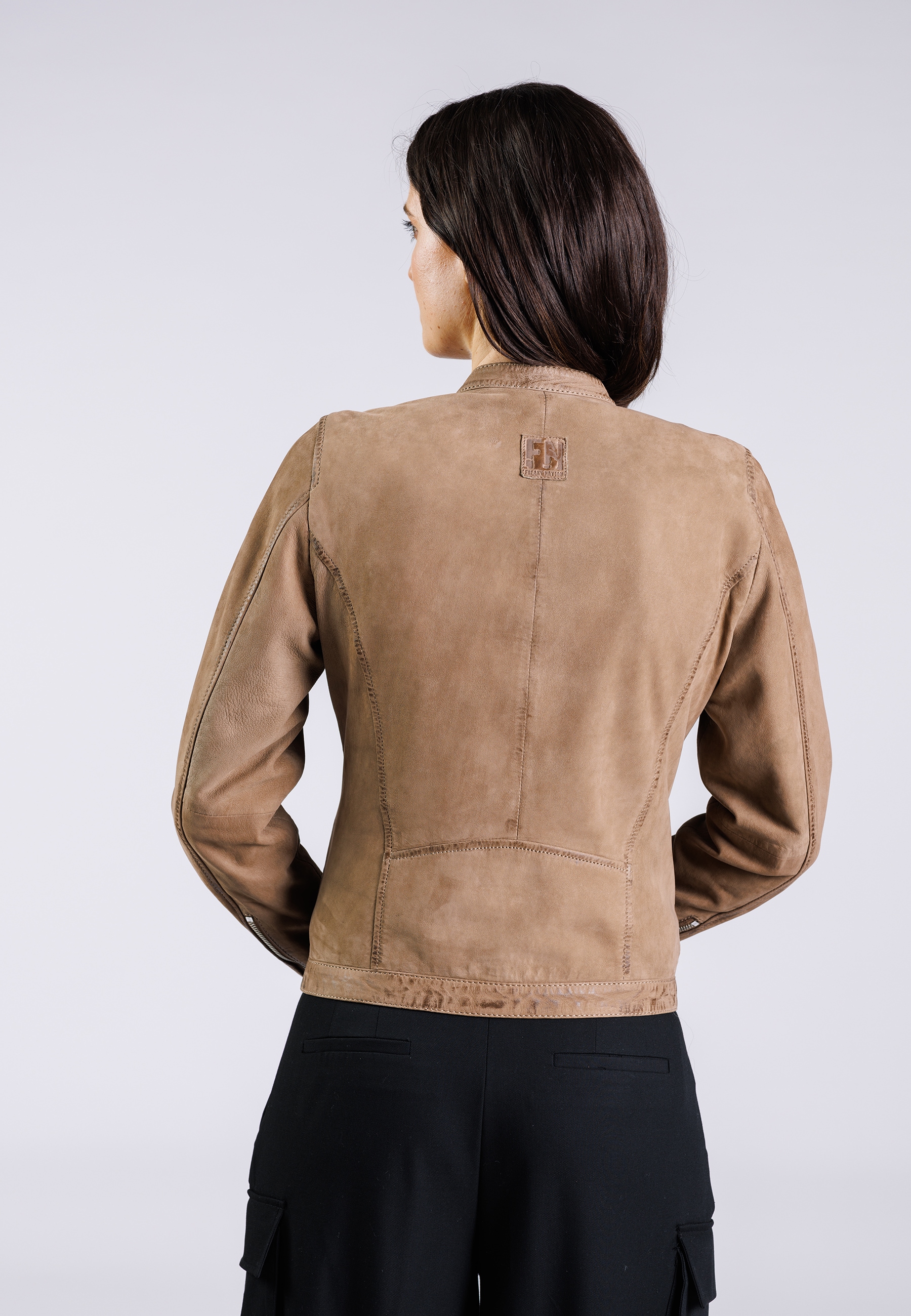 Freaky Nation Veste en cuir »Annelie-FN«