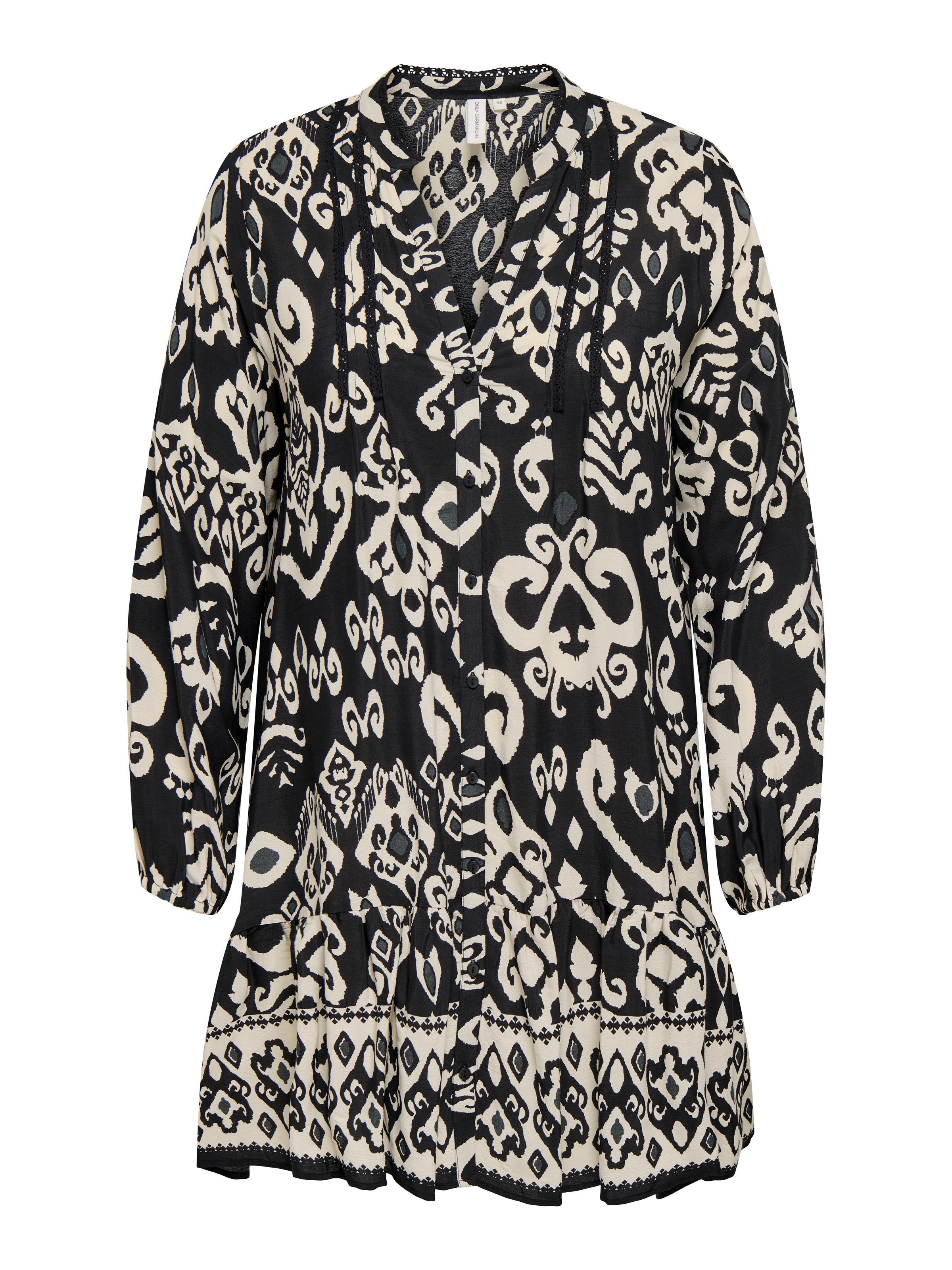 ONLY CARMAKOMA Sommerkleid »CARAJA LS DRESS WVN NOOS«