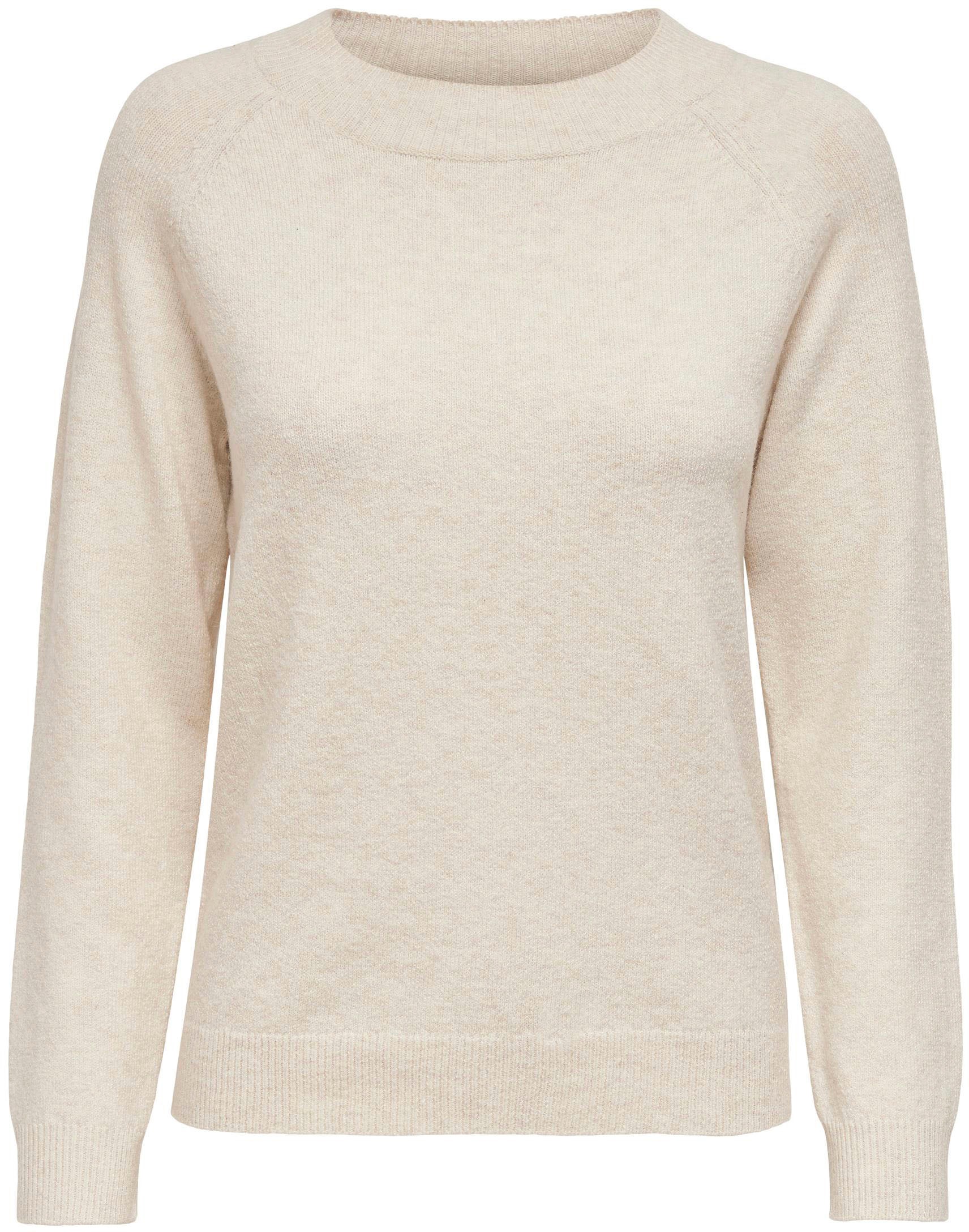 ONLY Rundhalspullover »ONLRICA LIFE L/S PULLOVER KNT NOOS«