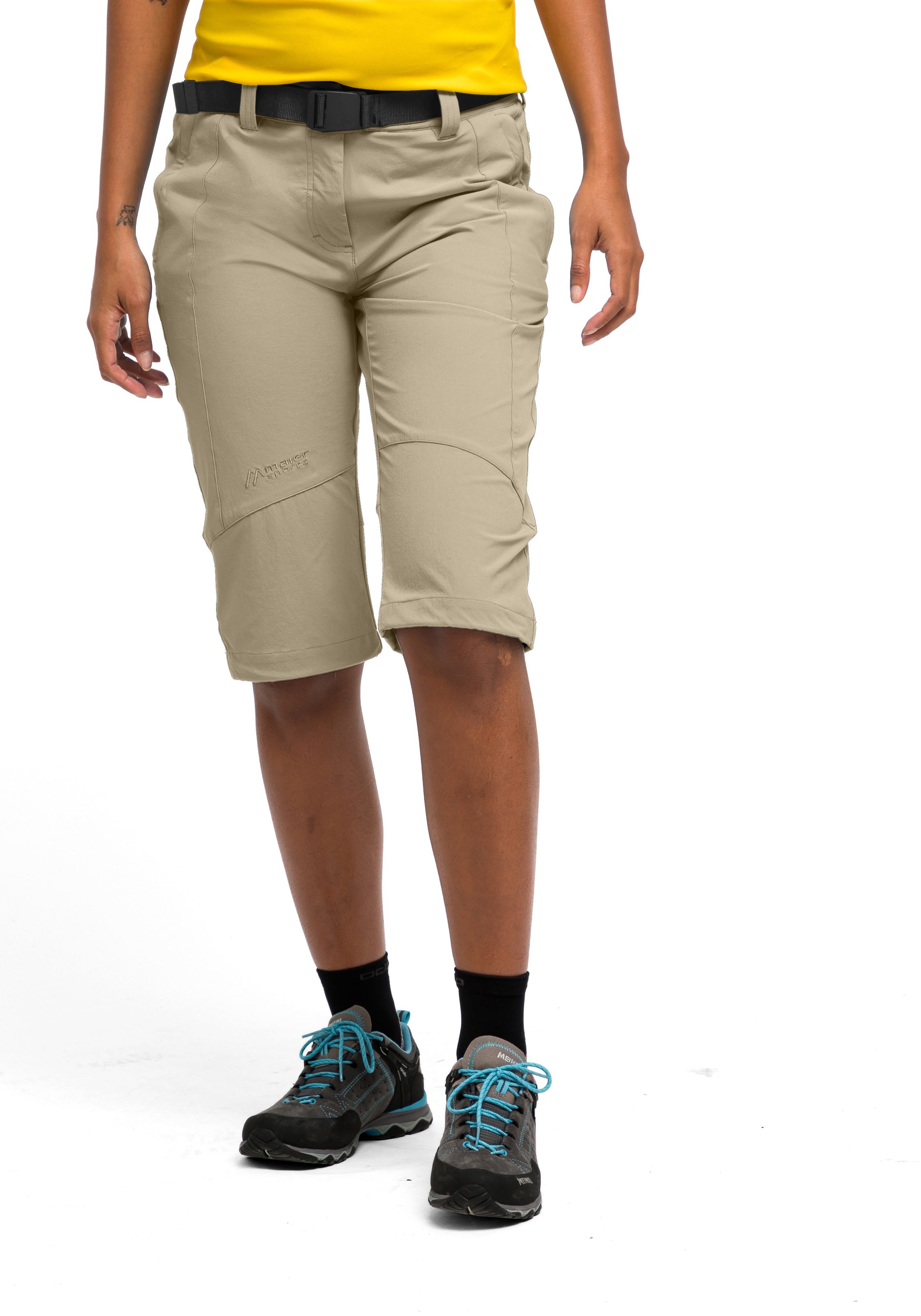 Maier Sports Caprihose »Kluane«, Damen Shorts, kurze Wanderhose, Outdoorhose mit 2 Taschen, Regular Fit